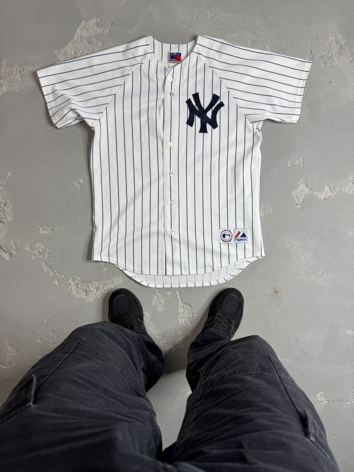 Majestic × Vintage New York Yankees Vintage Alex Rodriguez Baseball Jersey Size US M / EU 48-50 / 2 - 1 Thumbnail