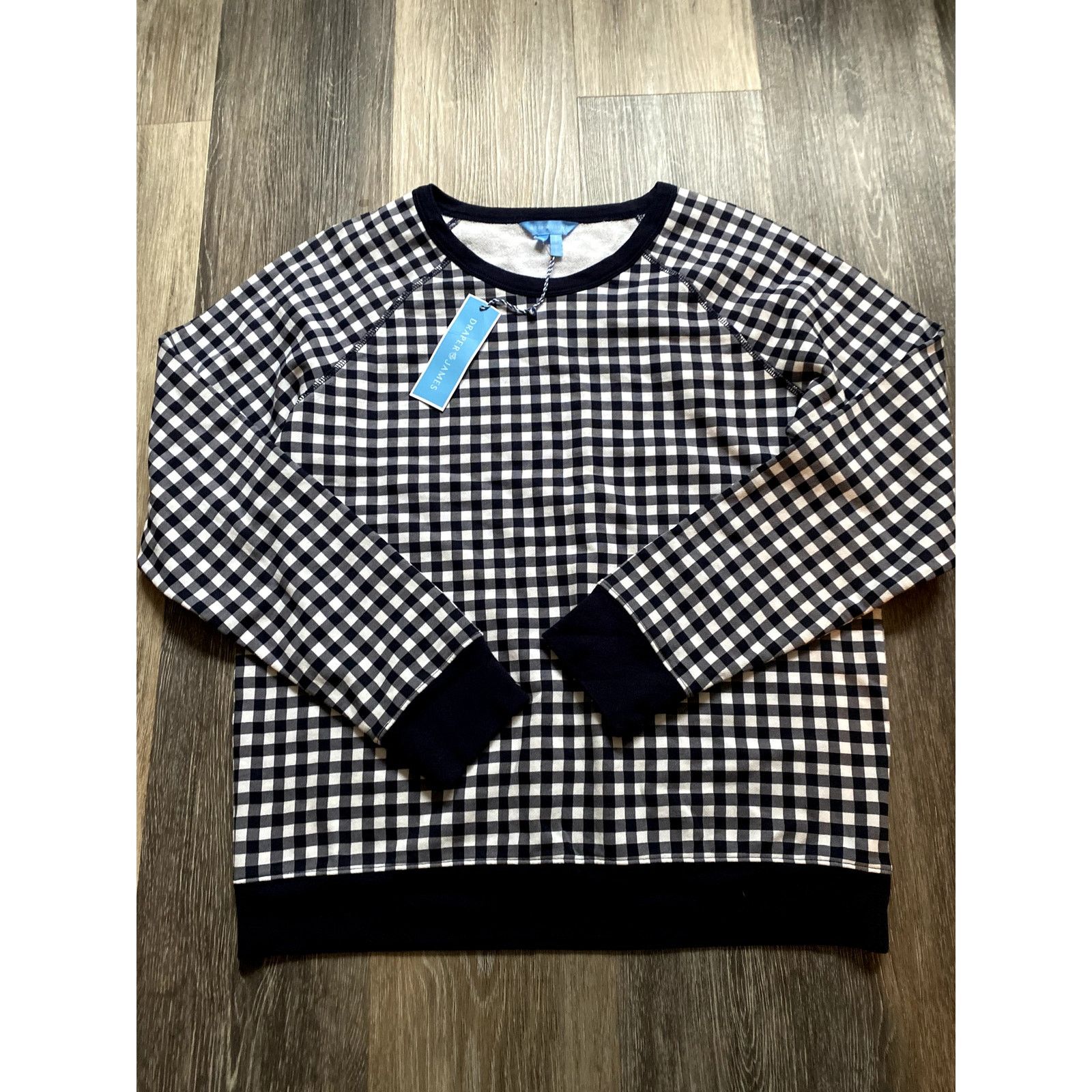 Other Draper James Natalie Gingham Cotton Crewneck Sweater Large Size L / US 10 / IT 46 - 3 Thumbnail