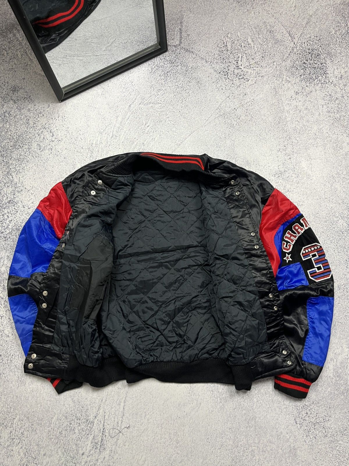 Vintage Vintage Retro Varsity Bomber Jacket USA Los Angeles Cup Rare Size US XL / EU 56 / 4 - 8 Thumbnail