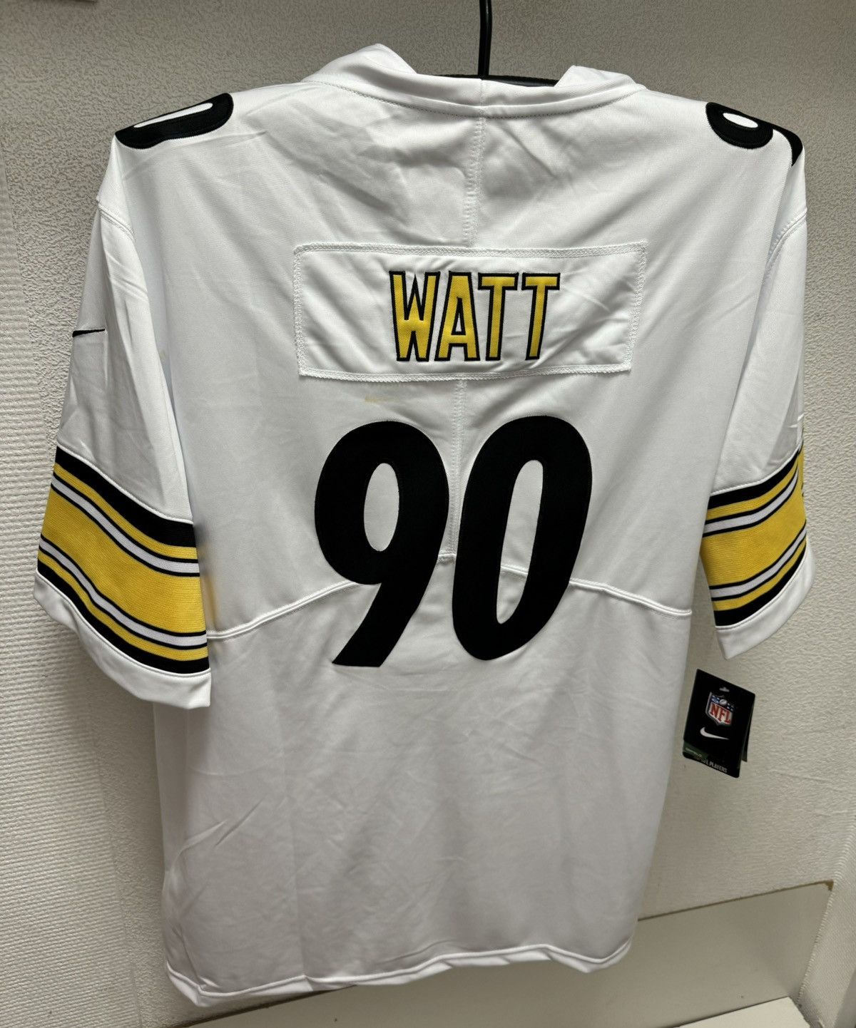 NFL Watt 90 Pittsburgh steelers white jersey nike tags Xl NFL Size US XL / EU 56 / 4 - 1 Thumbnail
