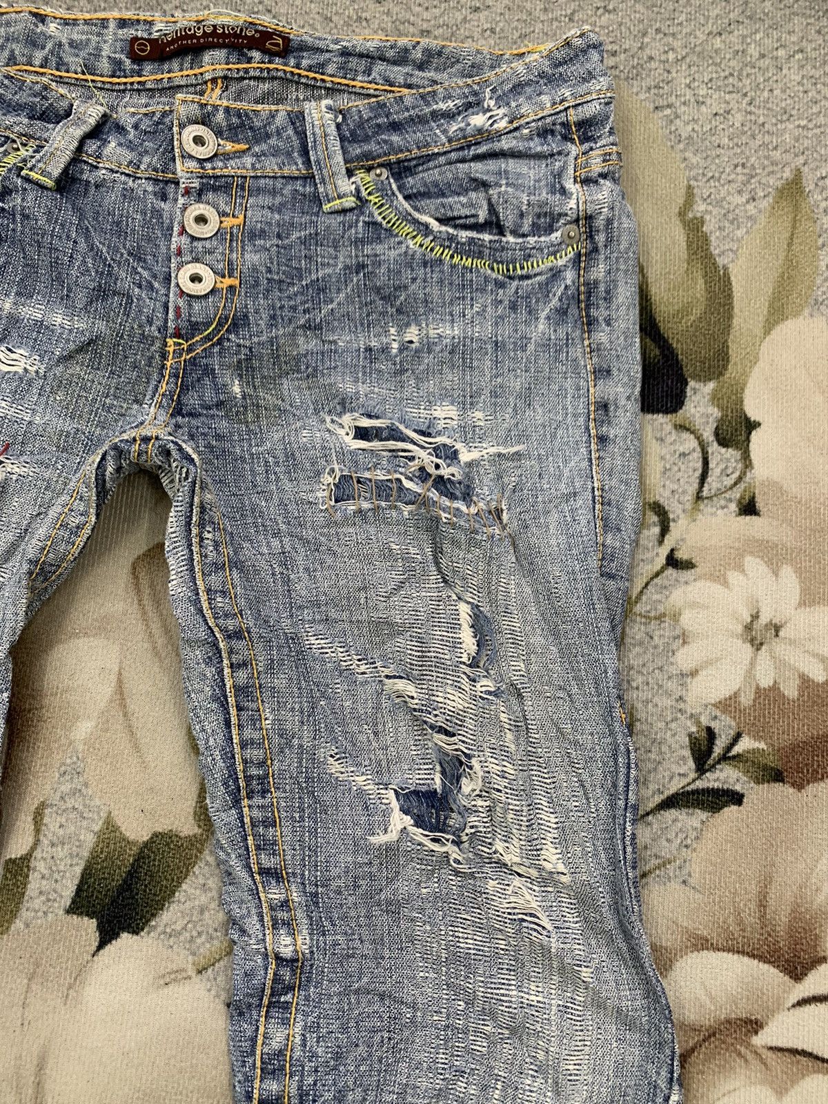 Other Distress Heritage Stone Directivity Denim Pant Size US 34 / EU 50 - 5 Thumbnail