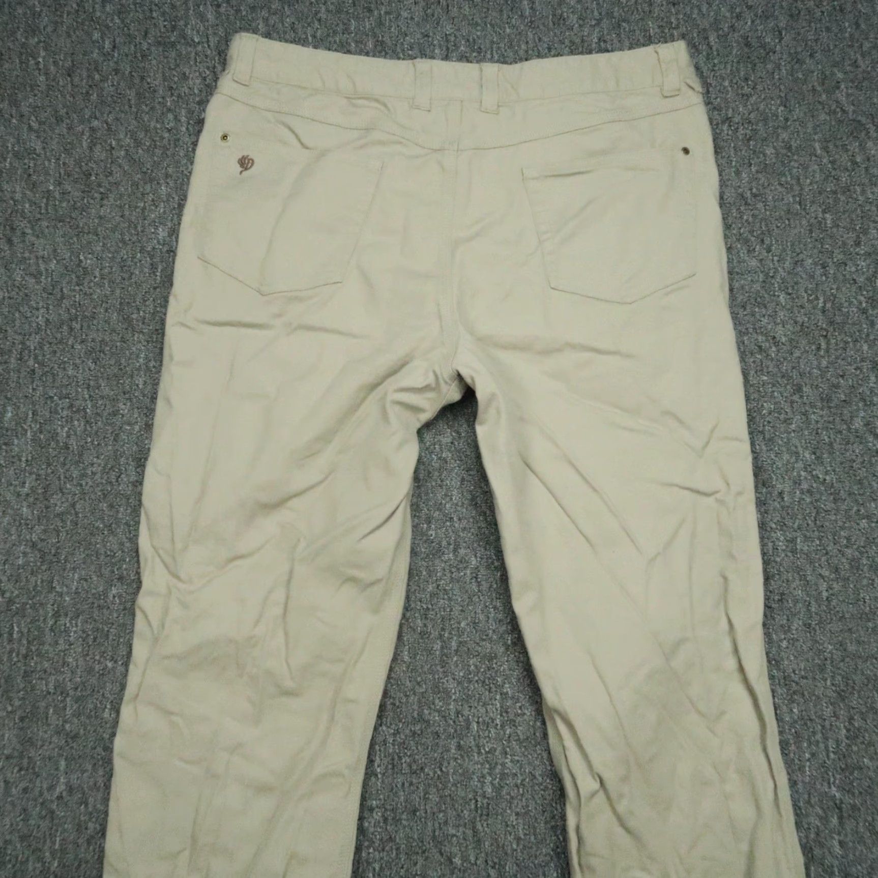 Vintage Duck Camp Pants Mens 38x33 Khaki Hiking Hunting Outdoors Cordura Canvas Brush Size US 38 / EU 54 - 5 Thumbnail