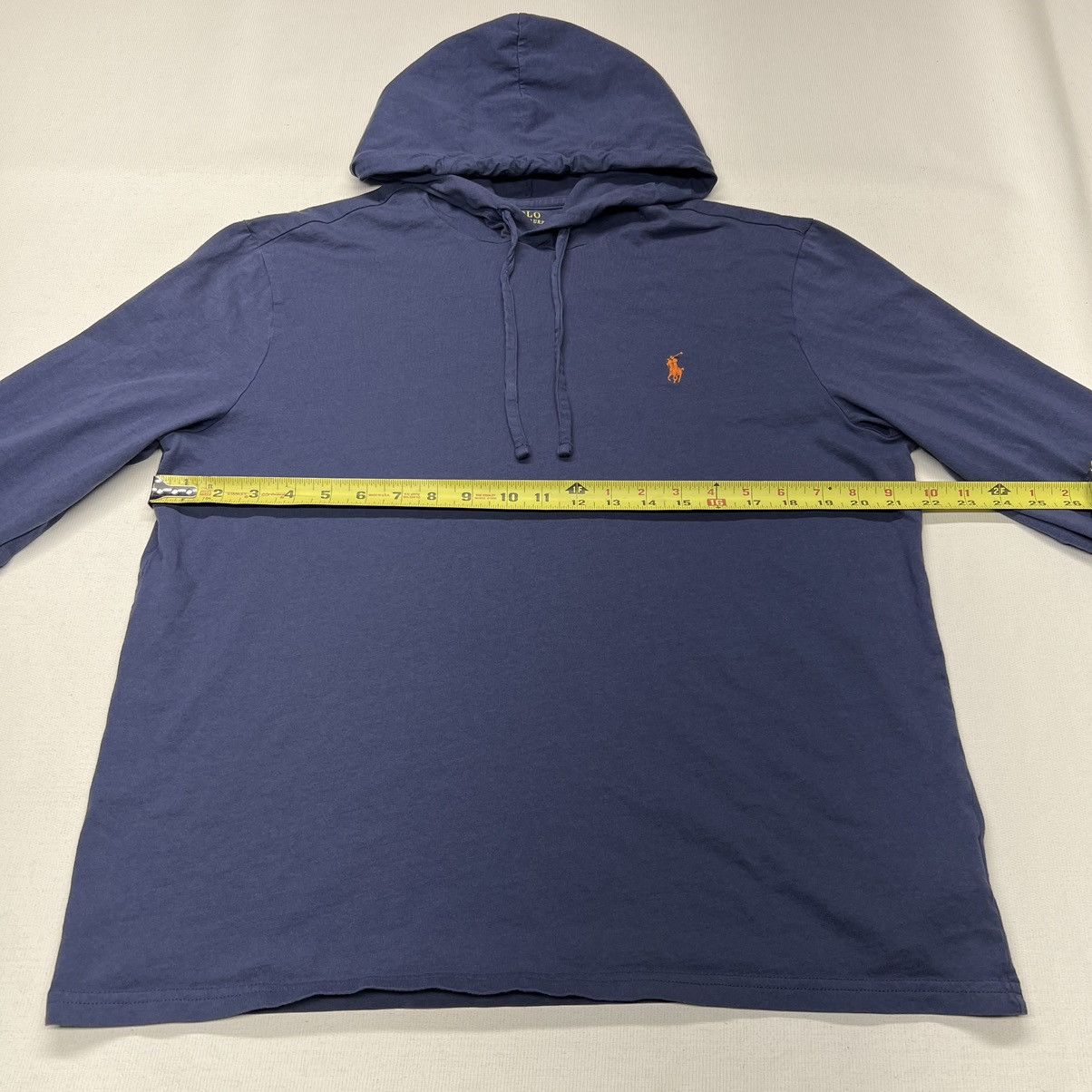 Polo Ralph Lauren Polo Ralph Lauren Hooded Tee Shirt Blue Hoodie Logo Y2K Size US L / EU 52-54 / 3 - 20 Thumbnail