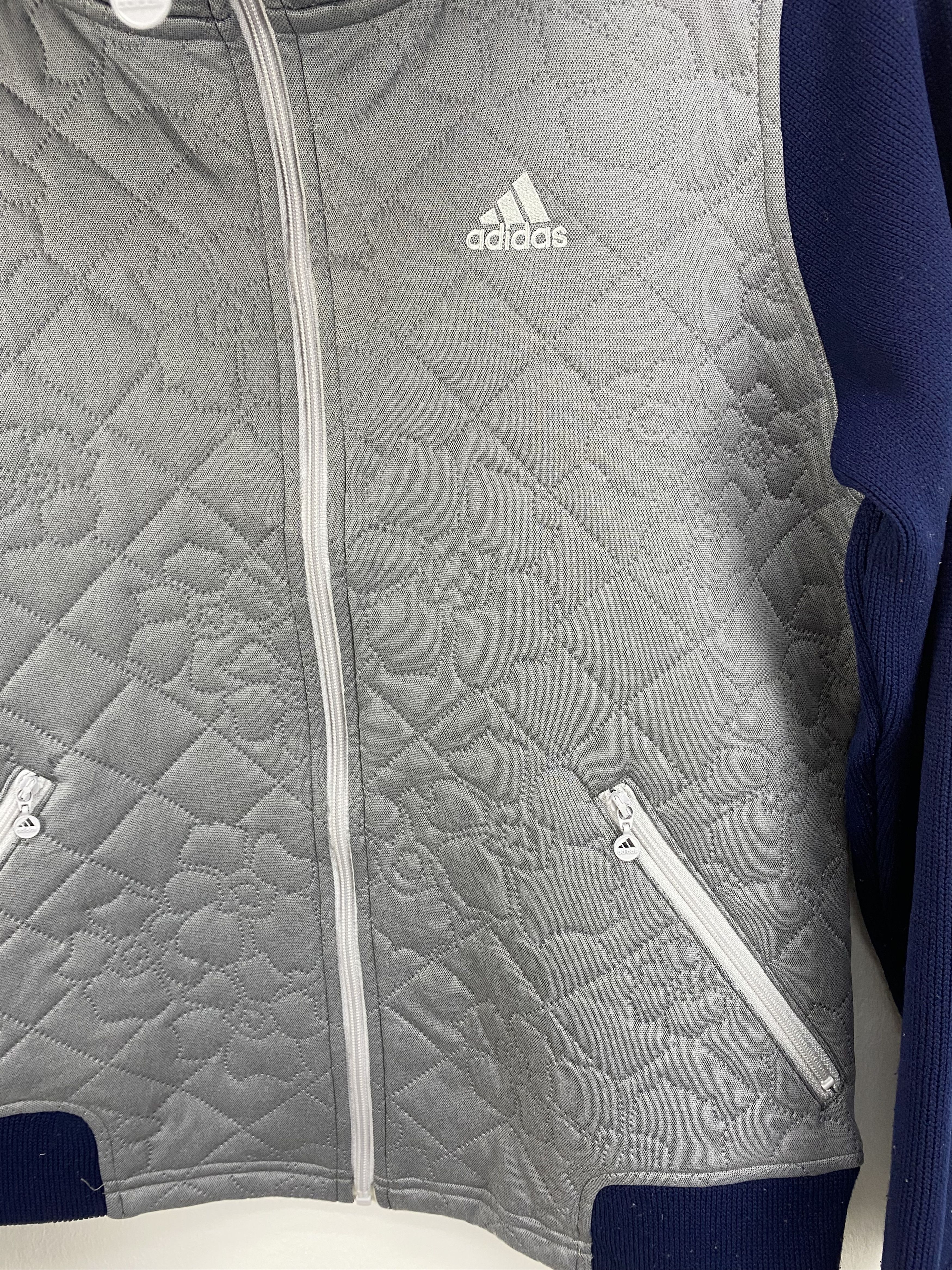 Adidas Vintage Hoodie Quilted Jacket Size M / US 6-8 / IT 42-44 - 4 Thumbnail