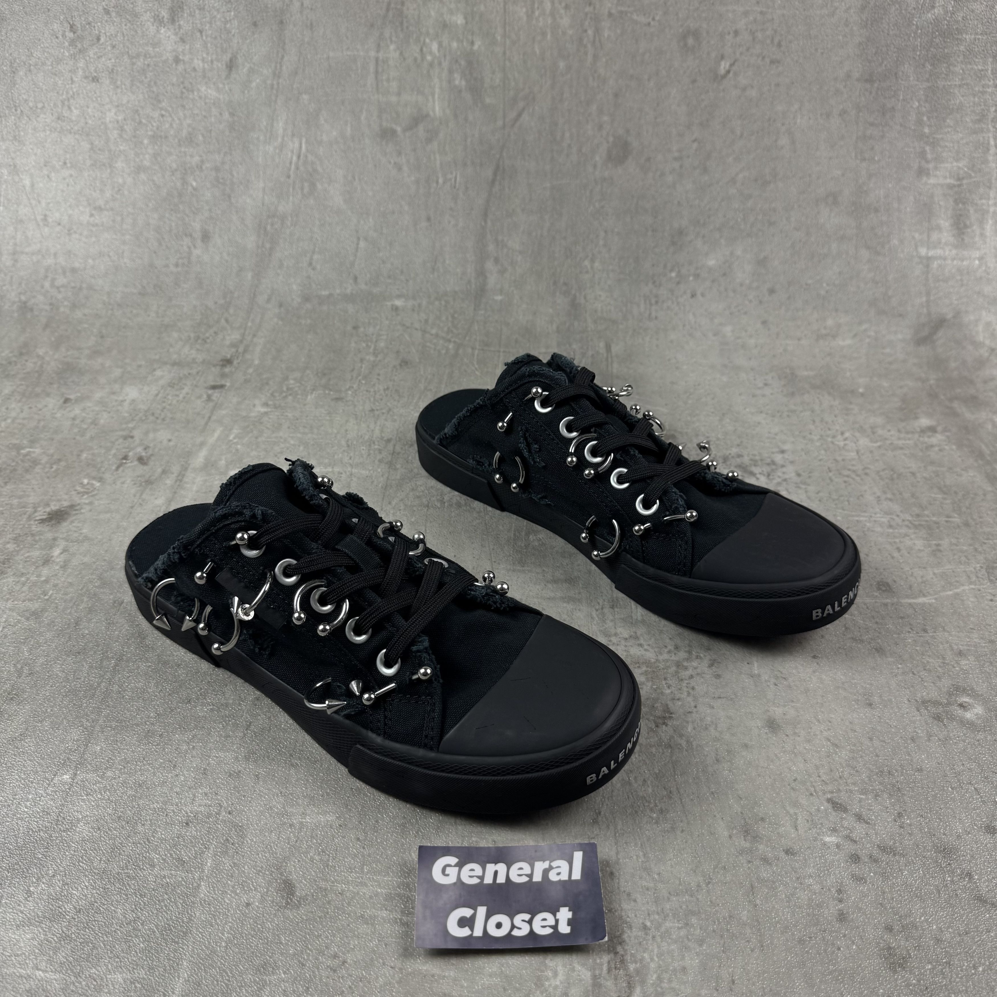 Balenciaga BALENCIAGA Piercing Paris Mule Sneakers Size US 7 / EU 40 - 2 Thumbnail