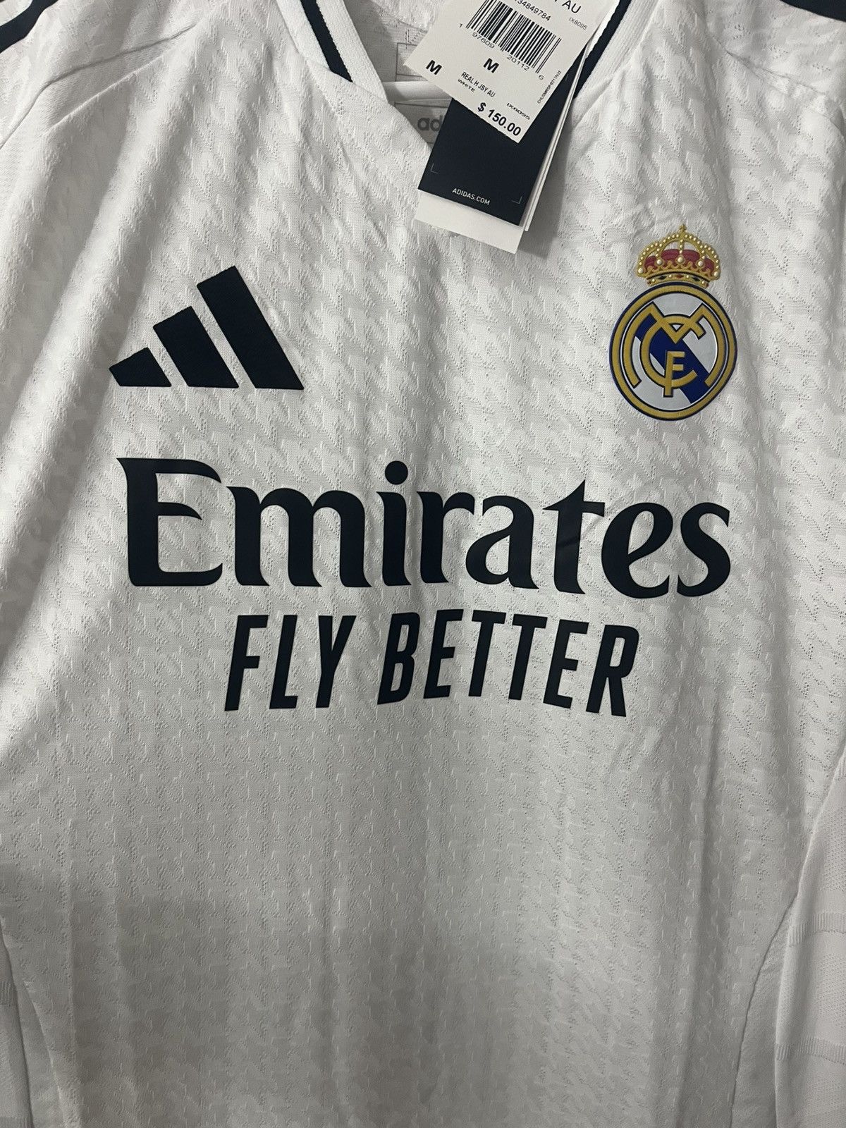 Adidas Real Madrid Adidas Authentic Home Soccer Jersey 2024/25 M Size US M / EU 48-50 / 2 - 5 Thumbnail