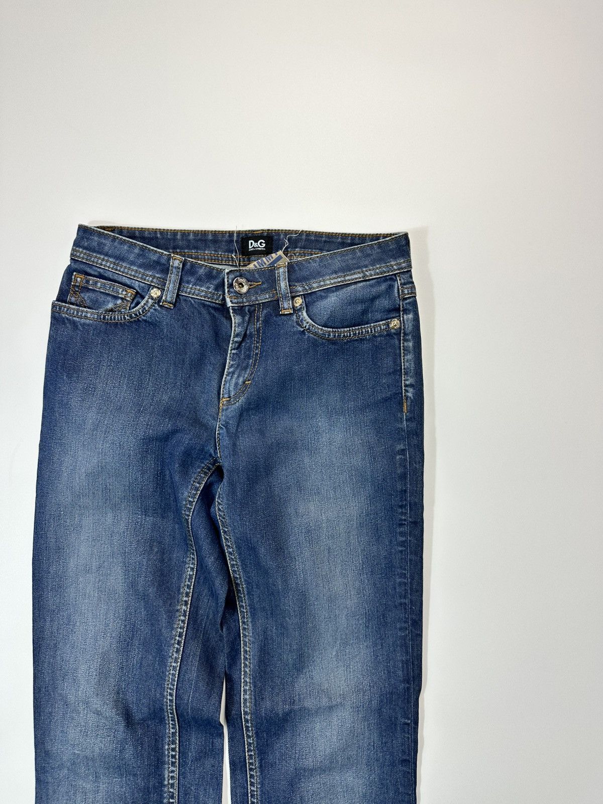 Dolce & Gabbana Dolce&Gabbana Straight Denim Jeans Women's Blue Size 25" / US 0 / IT 36 - 5 Thumbnail