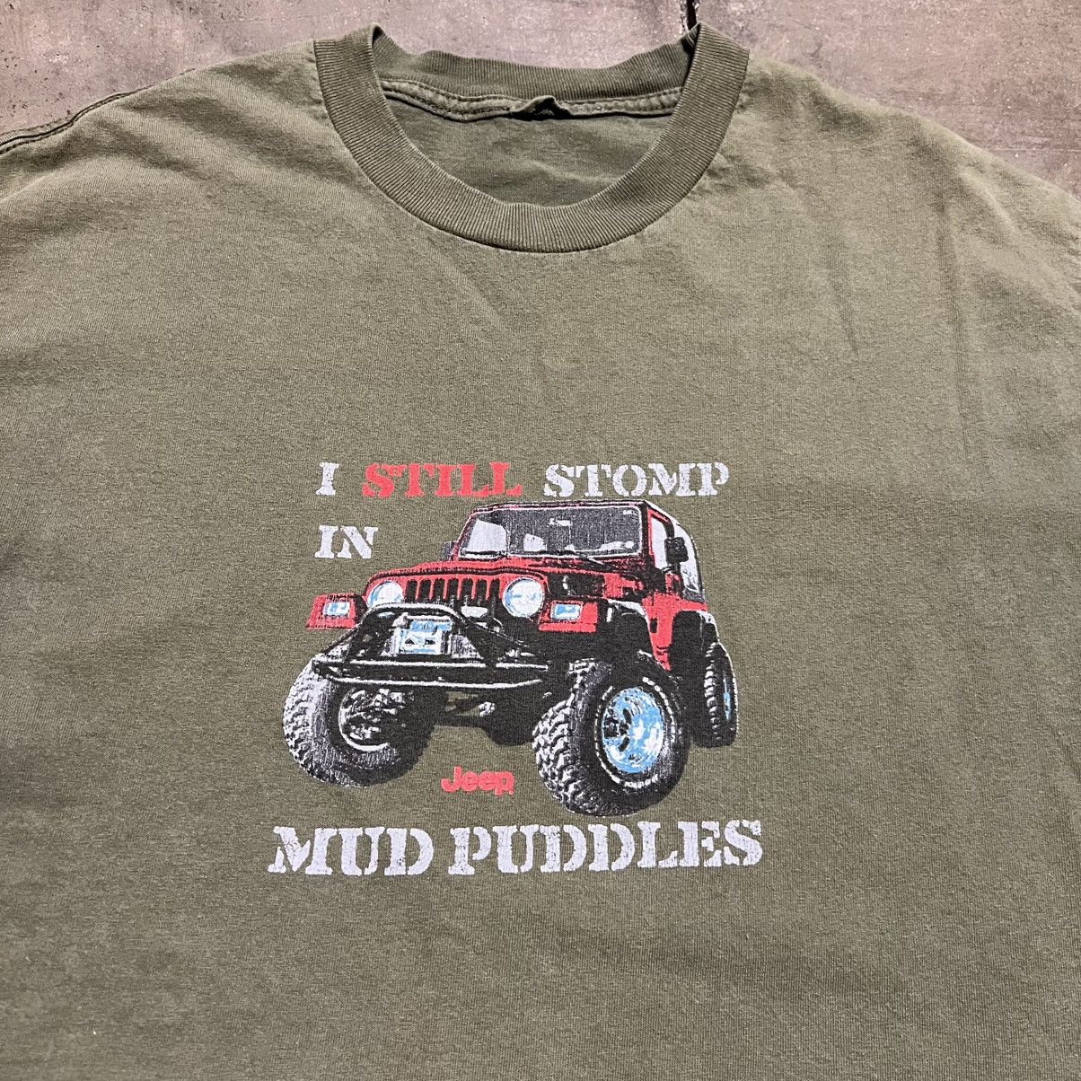Jeep Vintage Jeep Graphic Tee Promo Mud Puddles 4x4 T shirt Faded Size US M / EU 48-50 / 2 - 4 Thumbnail