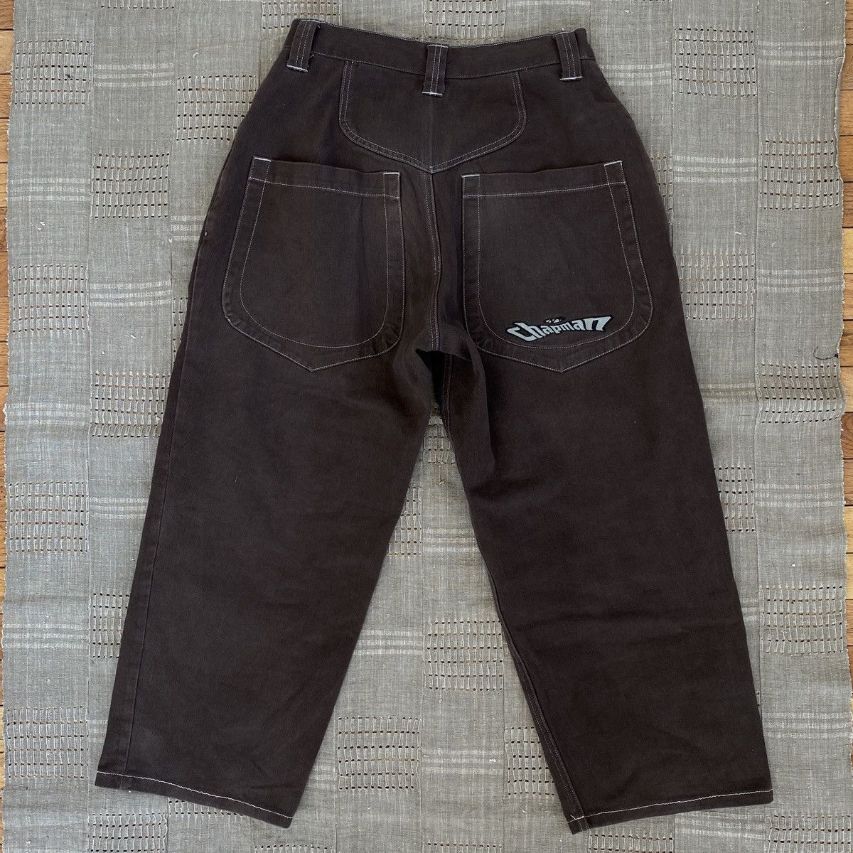 image of Jnco Chapman Hip Hop Baggy Pants in Brown, Men's (Size 31)