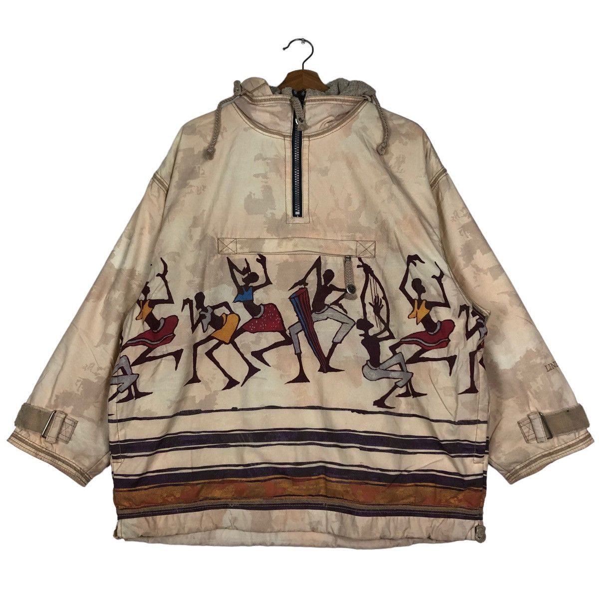 Japanese Brand 🔥VTG ANORAK HUNTING JACKET NAVAJO DESIGN LINEA PALIO ITALY Size US L / EU 52-54 / 3 - 3 Thumbnail