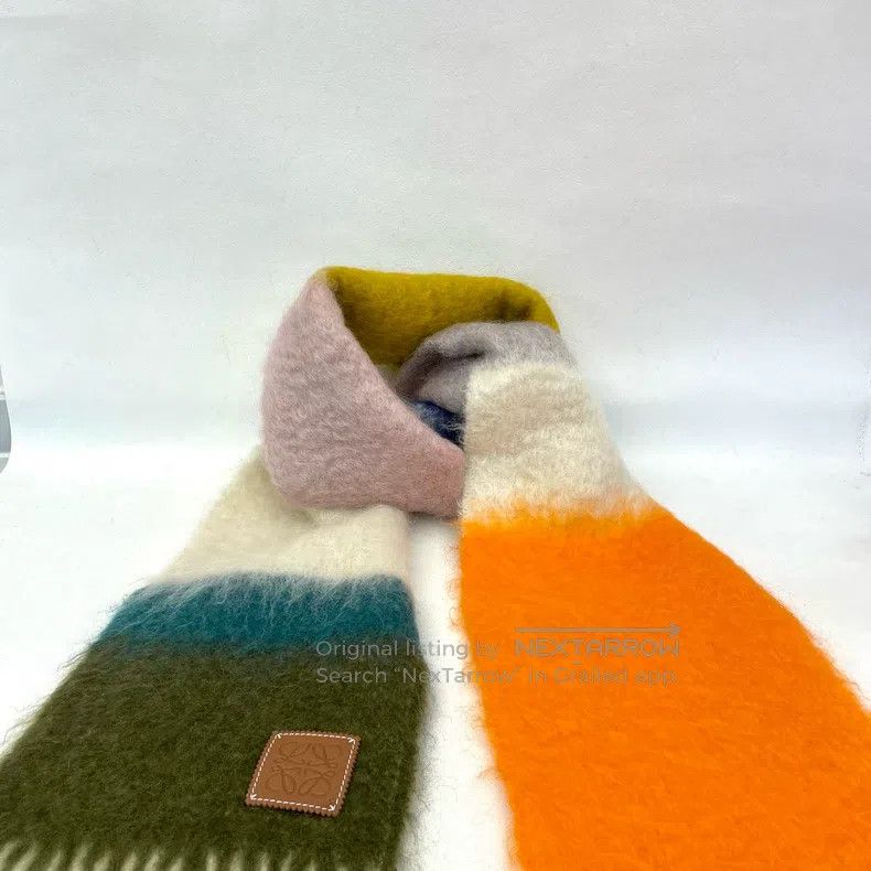 Loewe Loewe Multicolored Cashmere Scarf Size ONE SIZE - 1 Thumbnail
