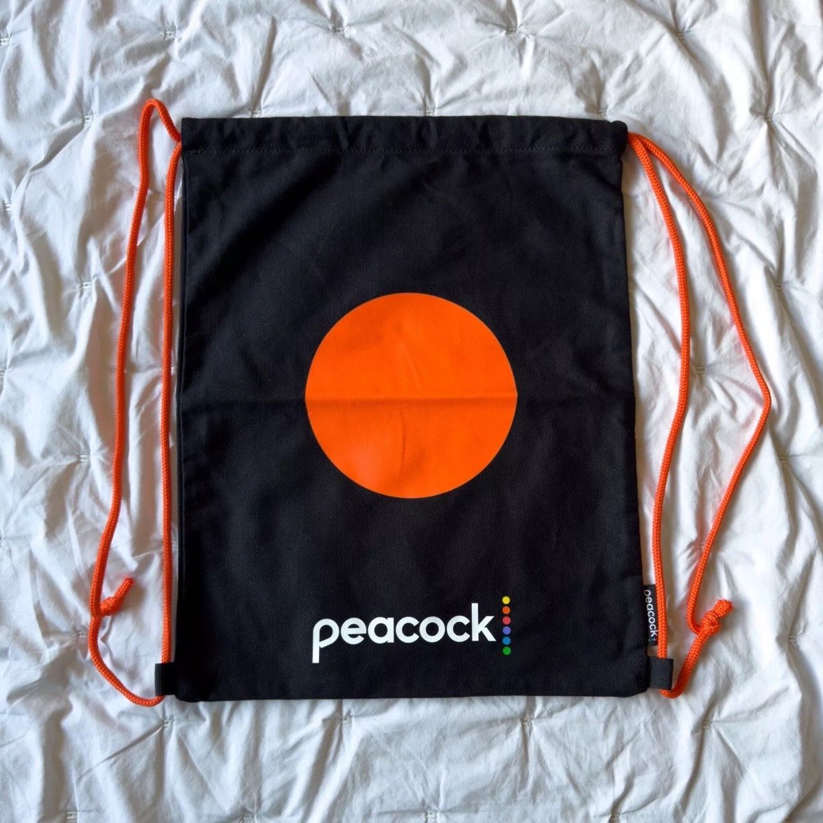 Other Peacock Network Promo Canvas Drawstring Bag Backpack Size ONE SIZE - 1 Thumbnail