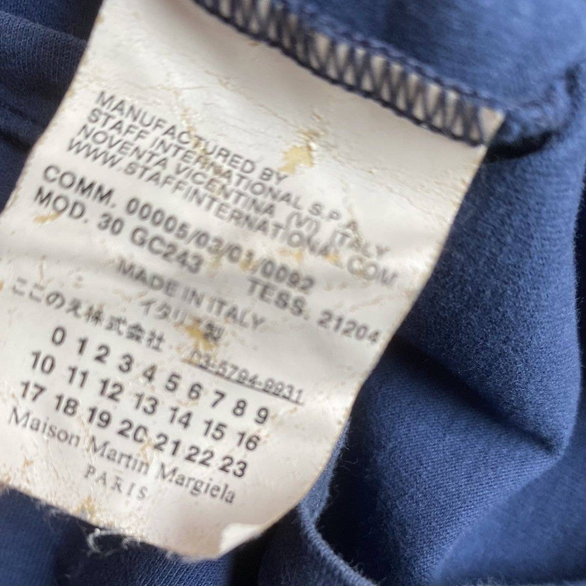 Maison Margiela Fall09 Margiela Water Splash T Shirt Size US S / EU 44-46 / 1 - 14 Thumbnail