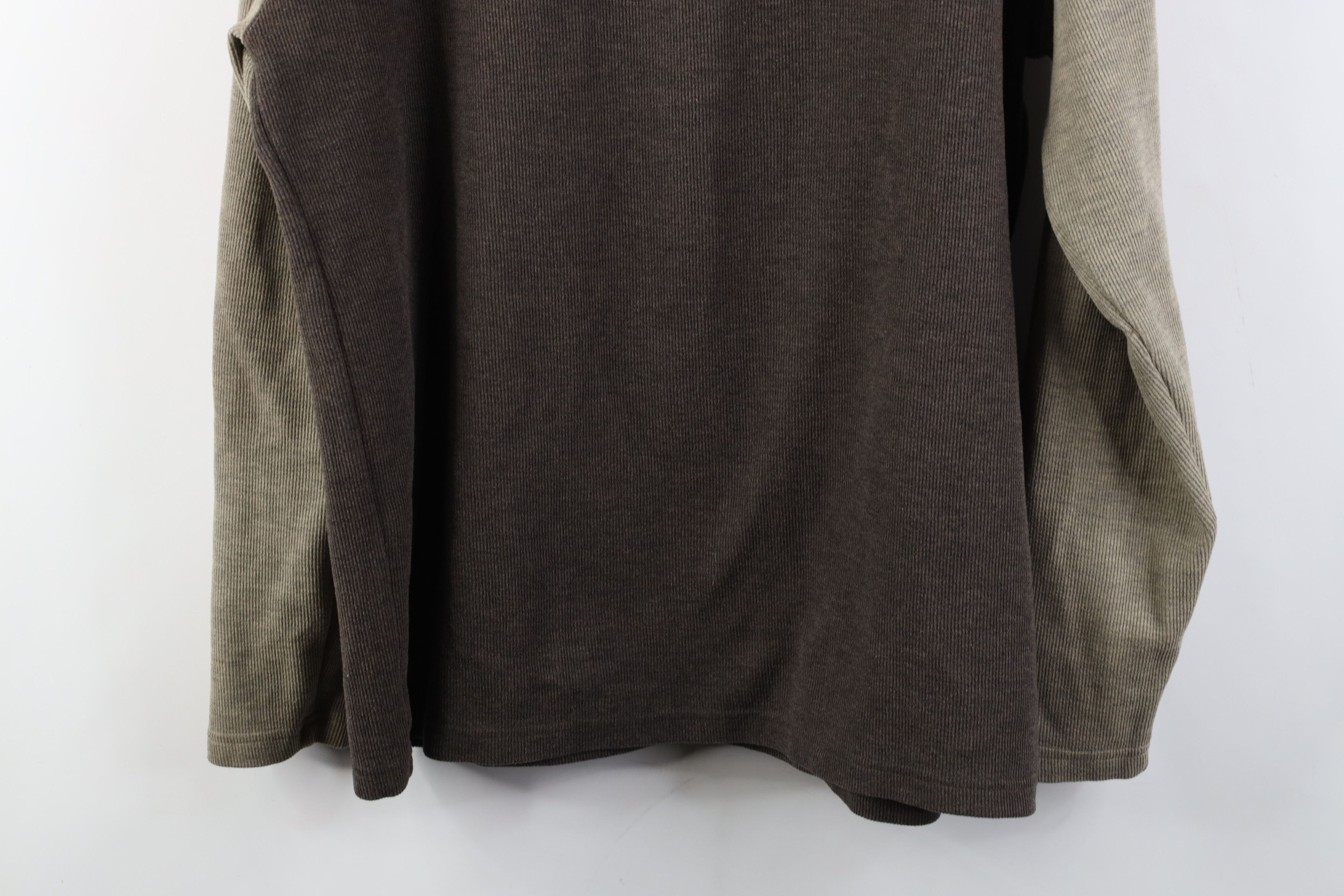 Vintage Vintage 90s Y2K Streetwear Ribbed Knit Long Sleeve T-Shirt Size US M / EU 48-50 / 2 - 11 Thumbnail