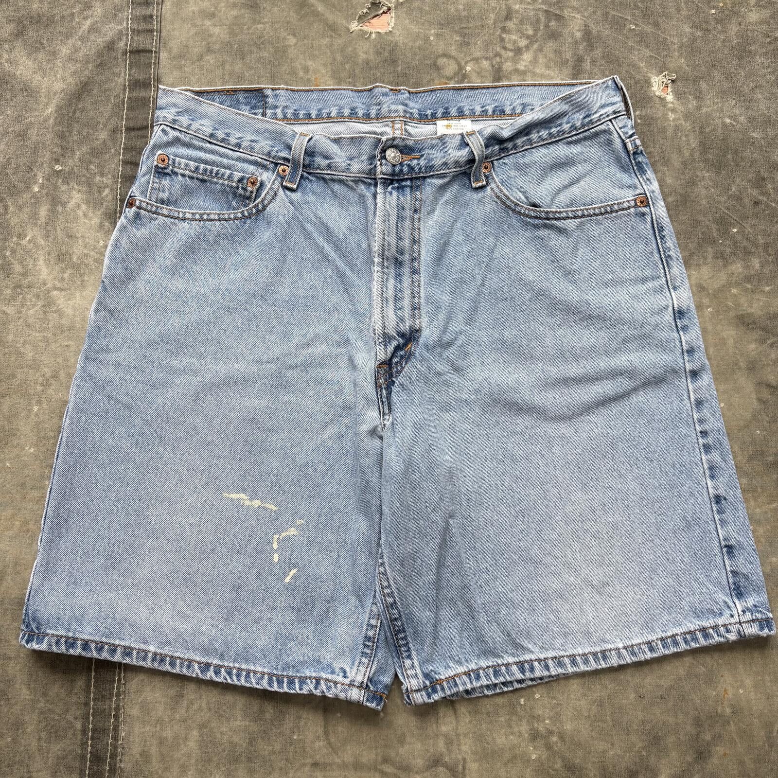 Levi's Vintage Y2K Levi’s Grunge Skater Baggy Denim Shorts Jorts Size US 34 / EU 50 - 1 Thumbnail