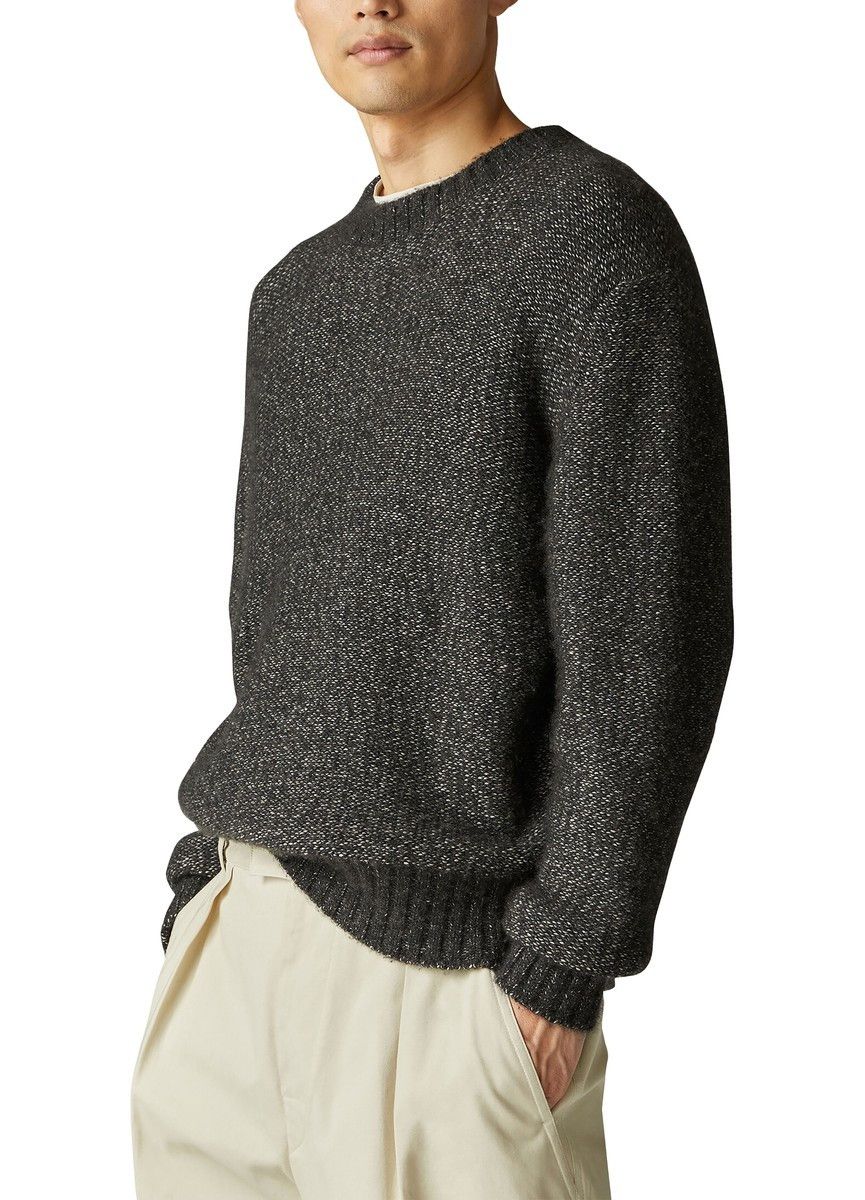 Loro Piana o1w1db10724 Dunstan Crew Neck Sweater in Grey Size US S / EU 44-46 / 1 - 2 Thumbnail