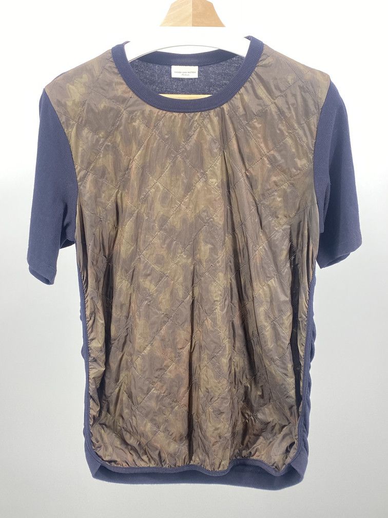 Dries Van Noten Quilted Front T-Shirt Size US S / EU 44-46 / 1 - 1 Thumbnail