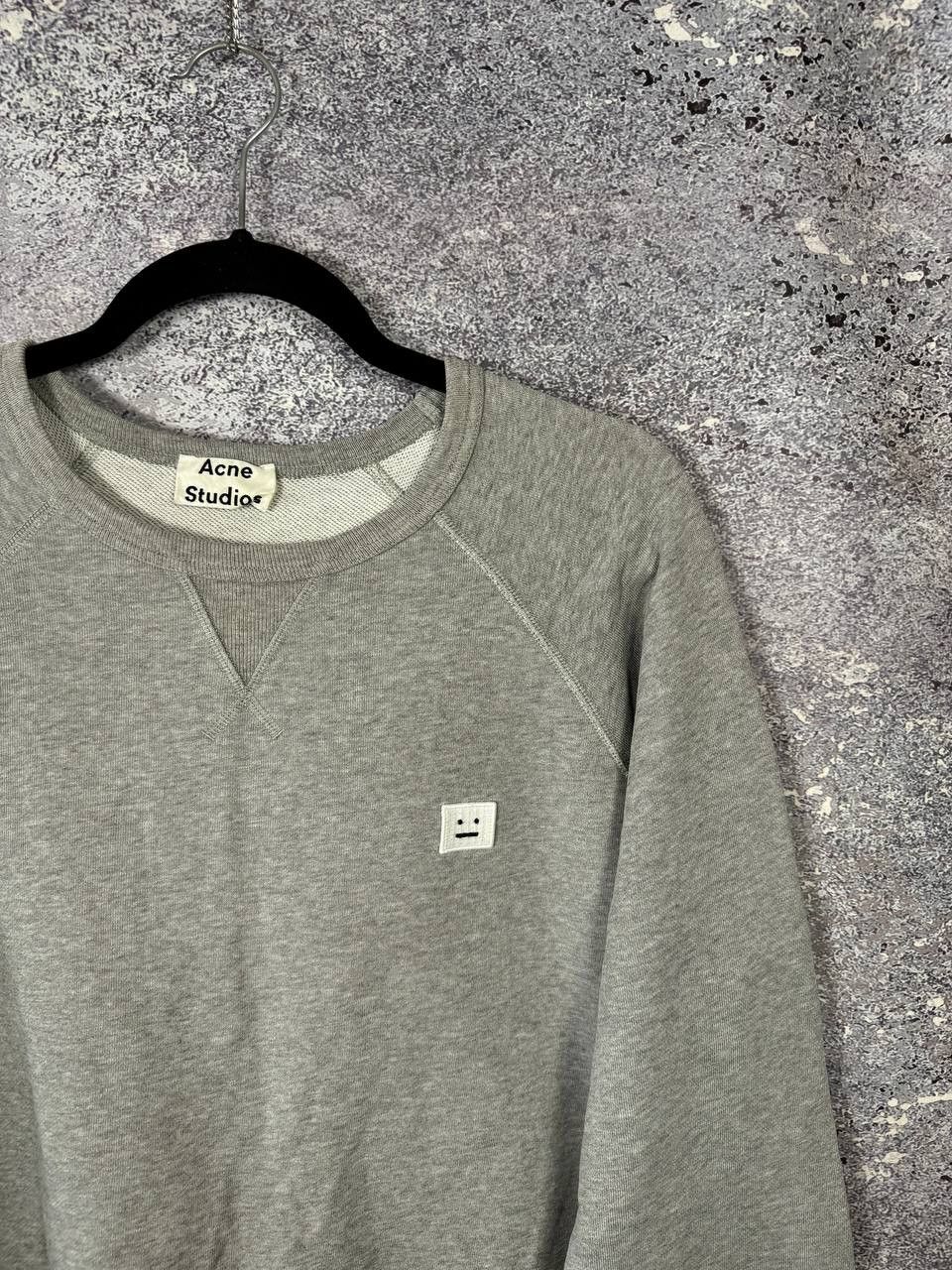 Acne Studios Acne Studios crewneck Grey College Face Base Sweatshirt S sz Size US S / EU 44-46 / 1 - 2 Thumbnail