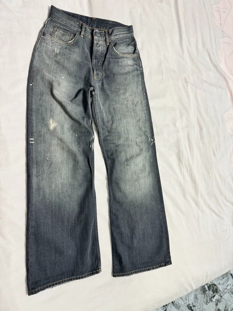 Acne Studios Acne Studios Black splashed ink jeans Size US 30 / EU 46 - 1 Thumbnail