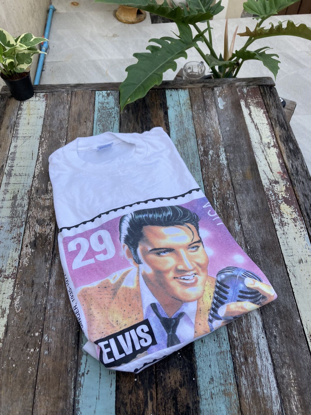 Vintage Vintage t shirt Elvis Size US XXL / EU 58 / 5 - 1 Thumbnail