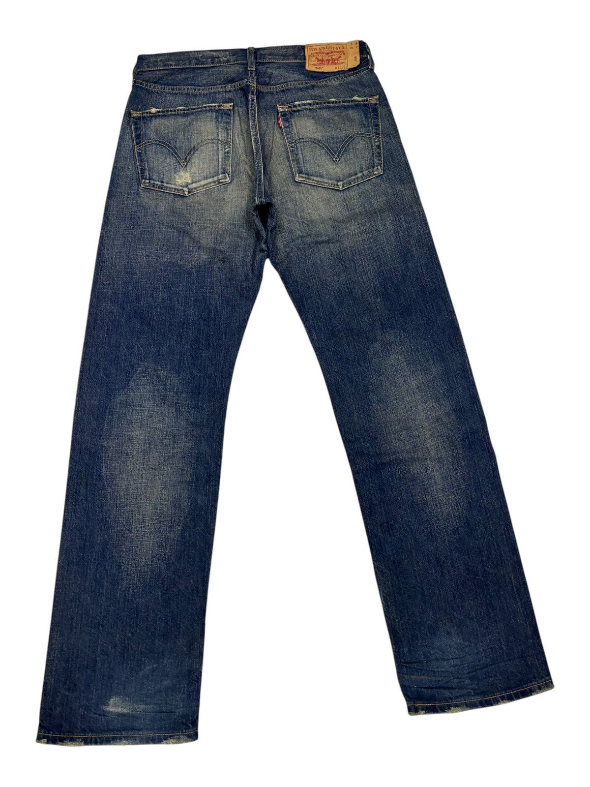 Kapital Levis 501 Mud Wash Japan Distressed Denim Jeans Size US 32 / EU 48 - 4 Thumbnail