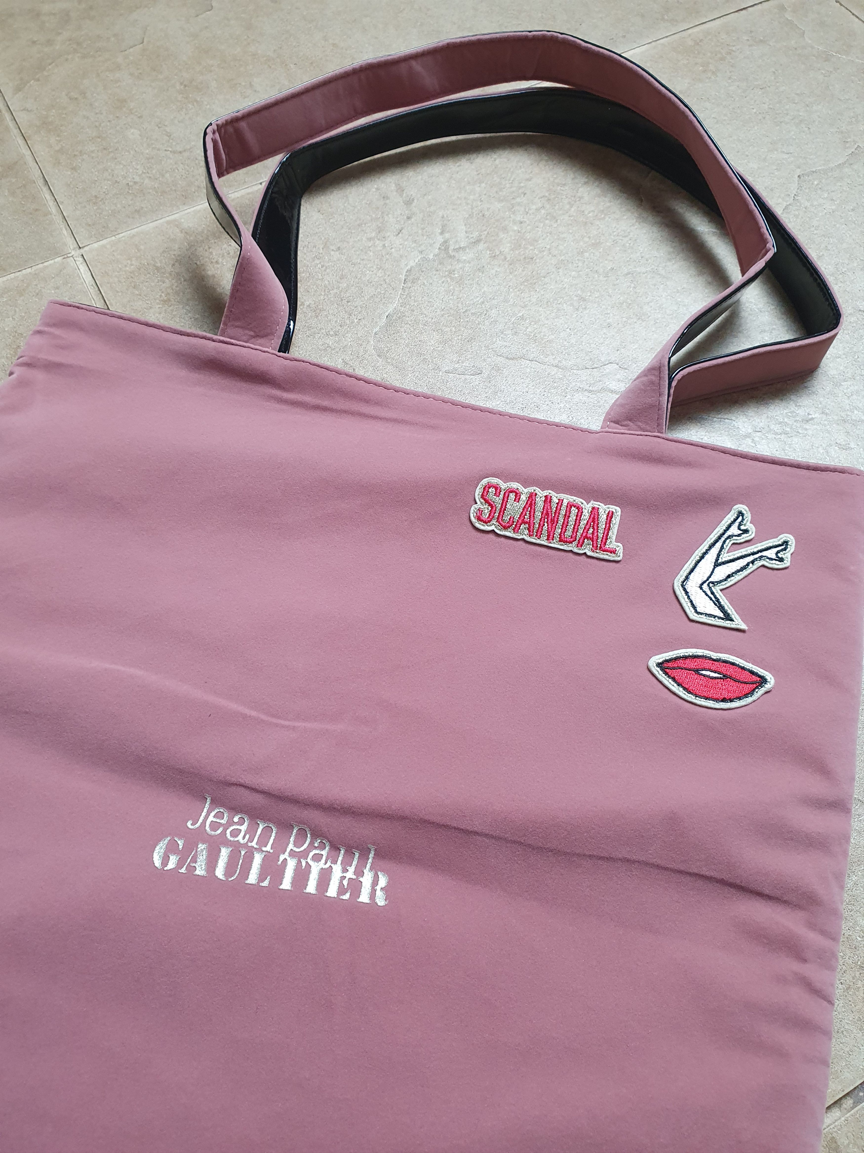Jean Paul Gaultier Reversible Tote Bag Edition Jean Paul Gaultier Pink Black Size ONE SIZE - 5 Thumbnail