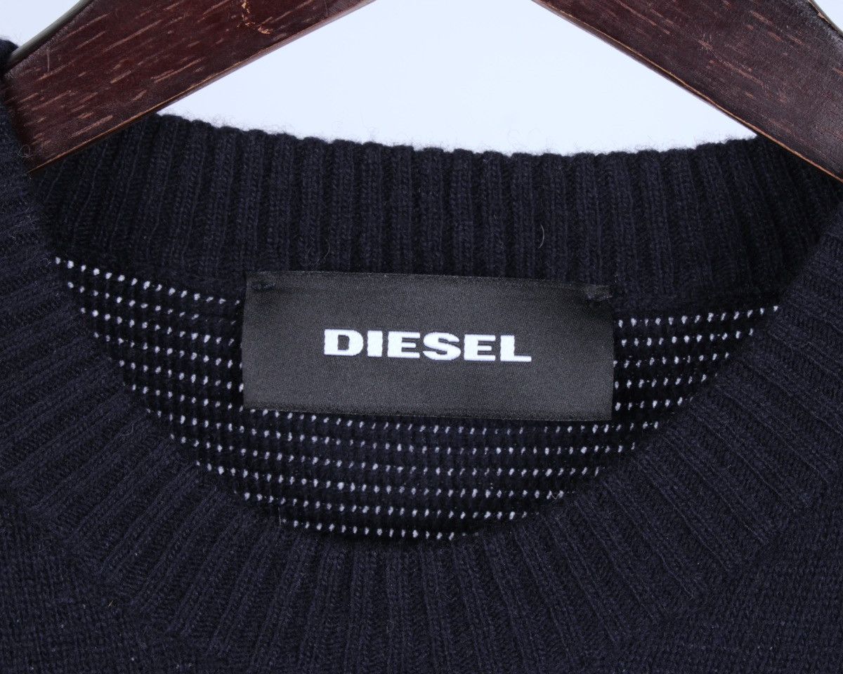 Diesel DIESEL Wool Navy Blue Pullover Sweater Jumper Size US S / EU 44-46 / 1 - 15 Thumbnail