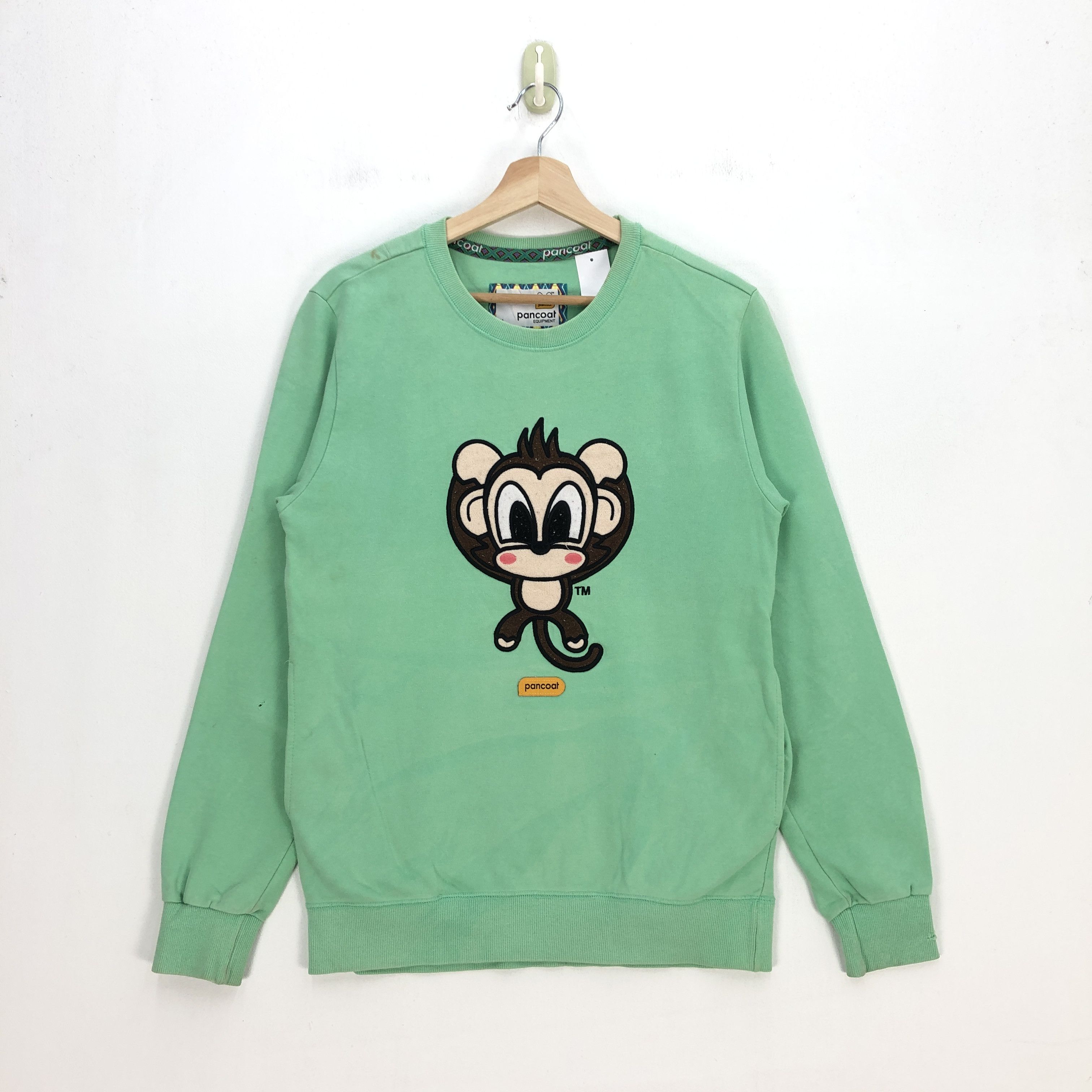 Japanese Brand × Vintage Pancoat Sweatshirt Japanese Streetwear Sweater Jumper Size US S / EU 44-46 / 1 - 1 Thumbnail