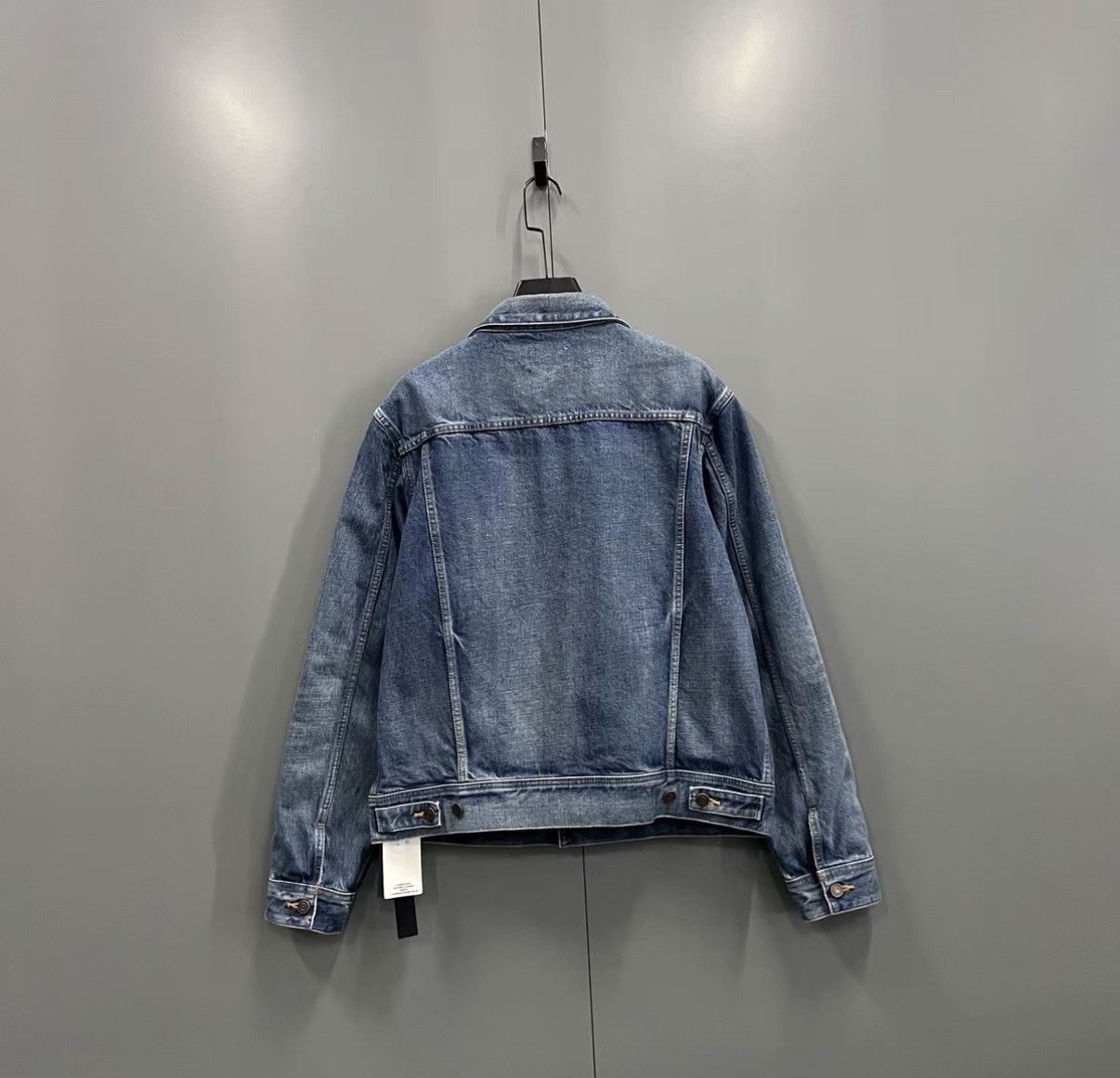 Celine Celine Blue Washed Denim Jacket J41 Size L / US 10 / IT 46 - 2 Thumbnail