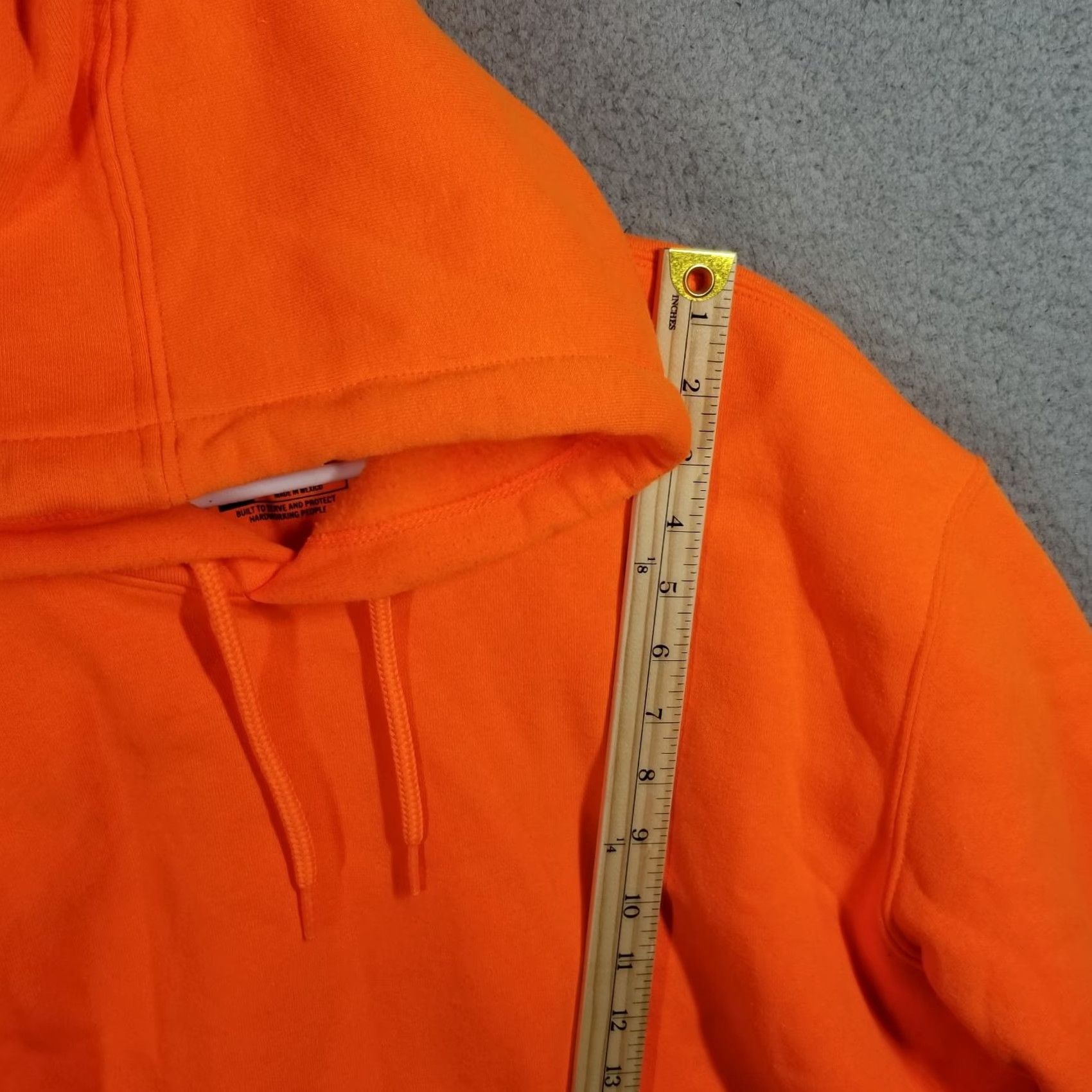 Carhartt Carhartt Hoodie Mens XL Orange Pullover Hooded Sweatshirt K121 BOG Workwear Size US XL / EU 56 / 4 - 3 Thumbnail