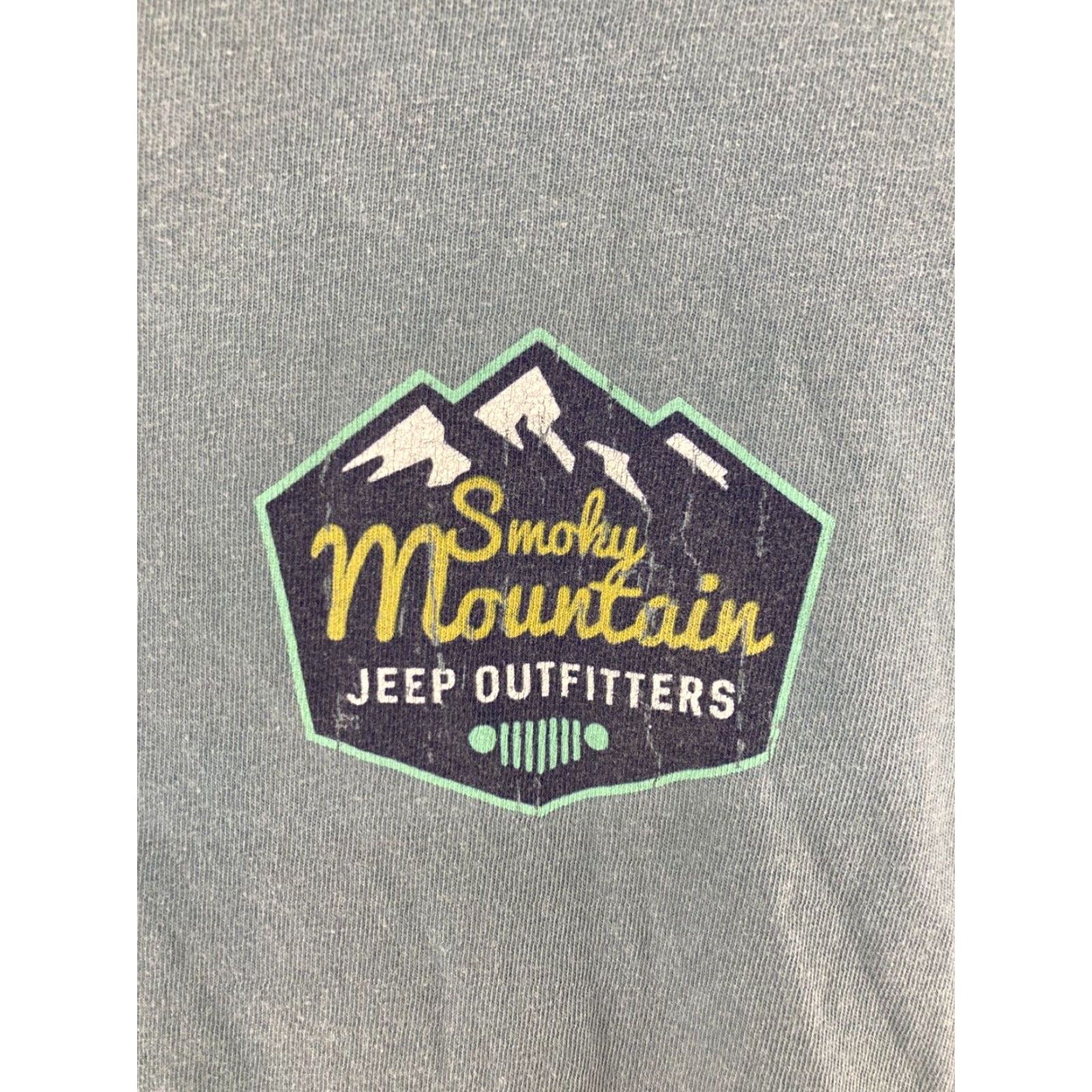 Jeep Jeep T-Shirt Mens M Blue Solid Crew Neck Short Sleeve Cars Outdoor Size US M / EU 48-50 / 2 - 5 Thumbnail