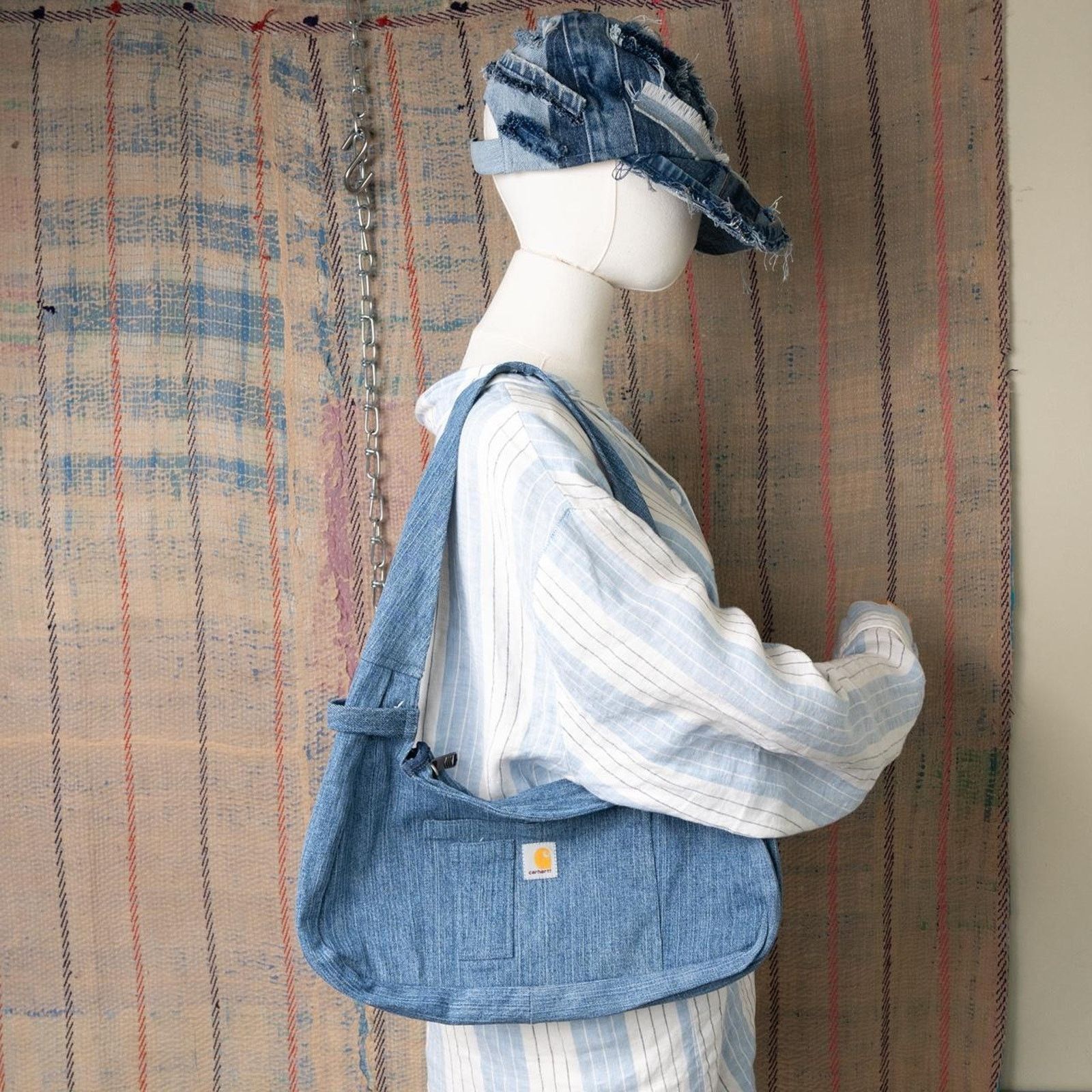 Carhartt Custom upcycled carhartt shoulder bag Size ONE SIZE - 2 Thumbnail