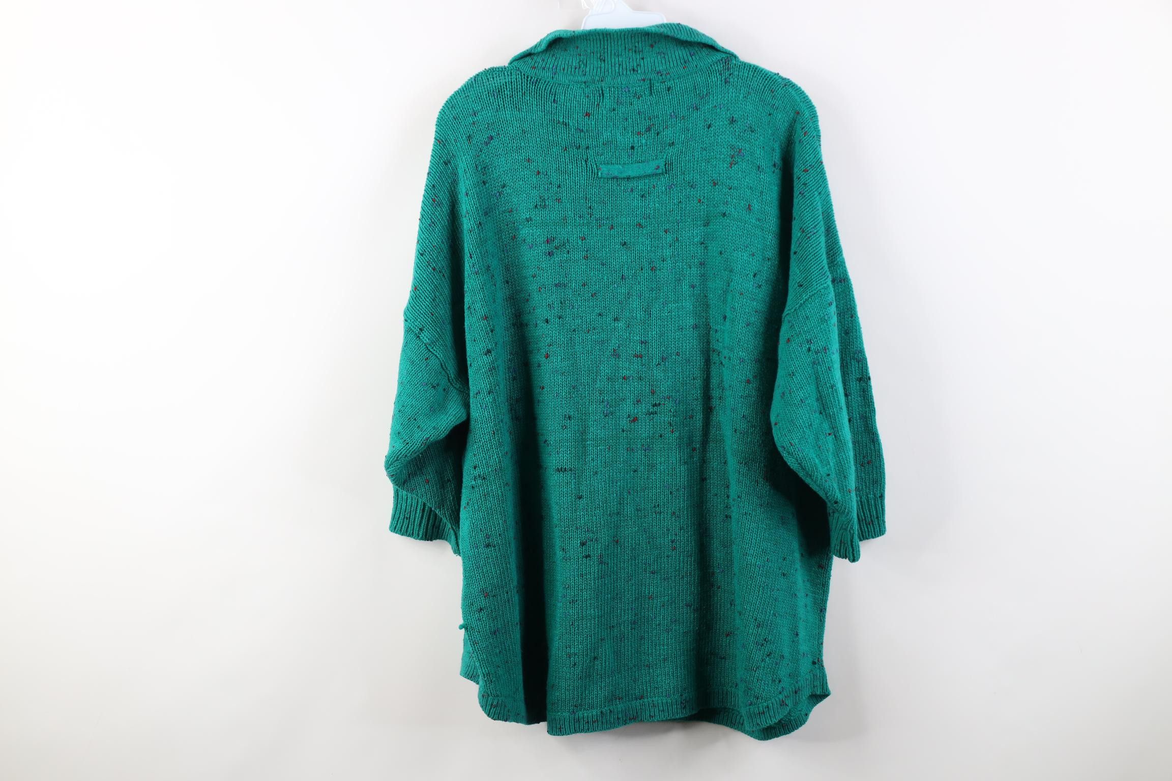 Vintage Vintage 90s Streetwear Short Sleeve Knit Collared Sweater Size ONE SIZE - 9 Thumbnail