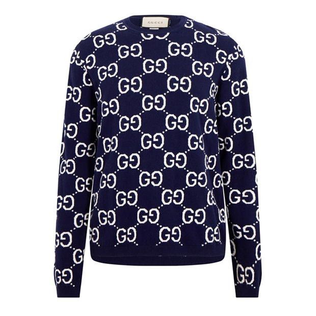 Gucci Gg Jacquard Jumper Size US XXL / EU 58 / 5 - 5 Thumbnail