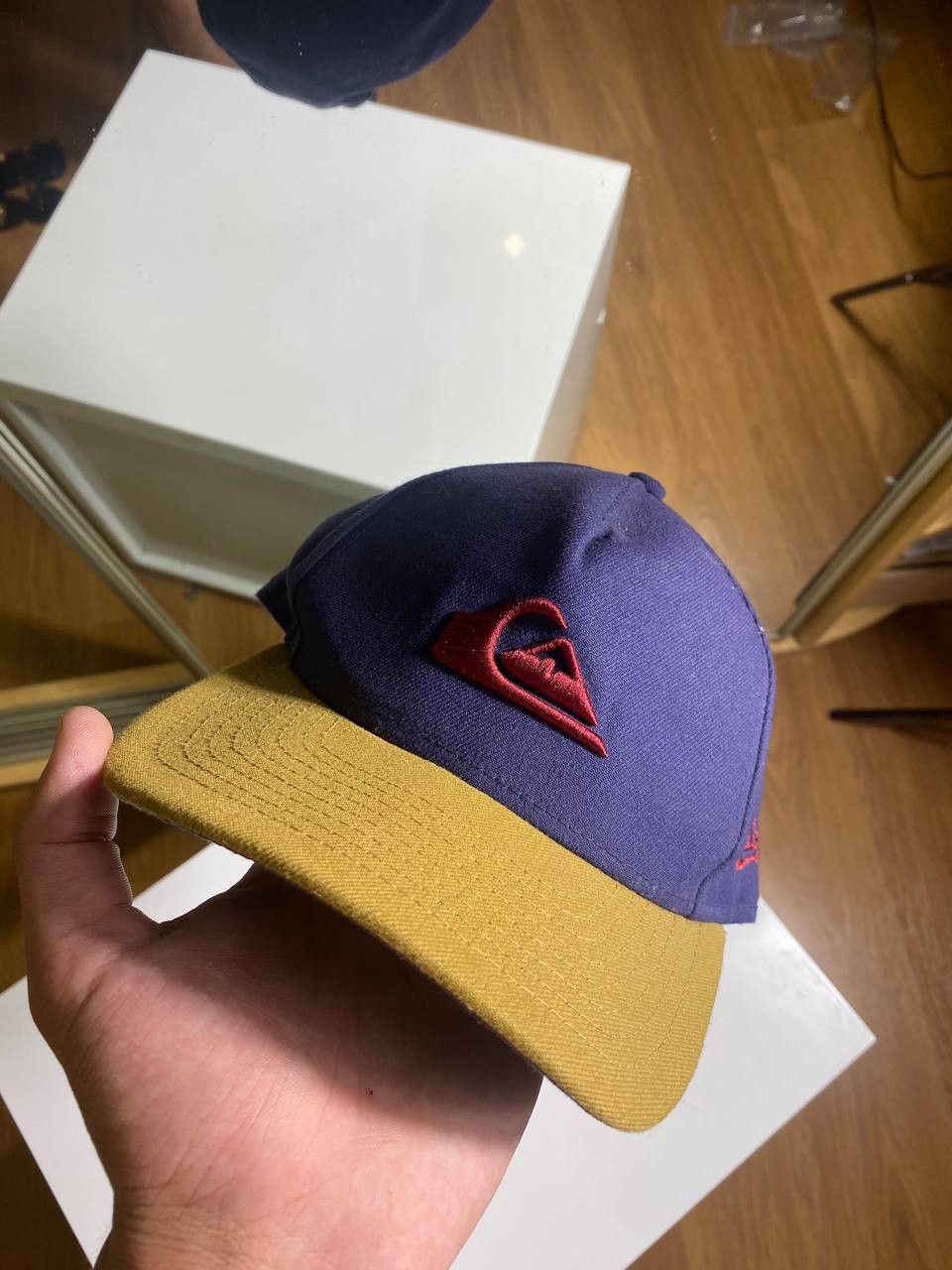 Quiksilver × Vintage vintage quiksilver cap unisex blue navy skate Size ONE SIZE - 3 Thumbnail