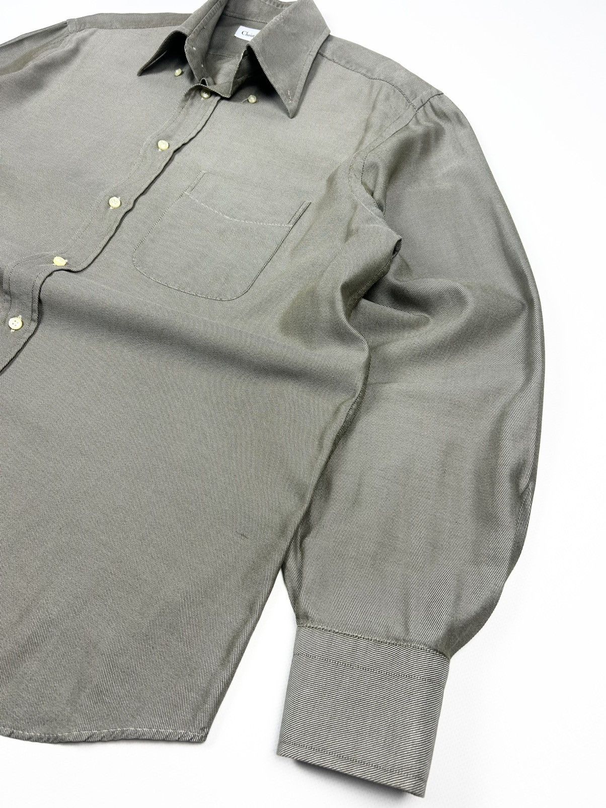 Christian Dior Monsieur Christian Dior Monsieur striped luxury shirt Size US XL / EU 56 / 4 - 4 Thumbnail