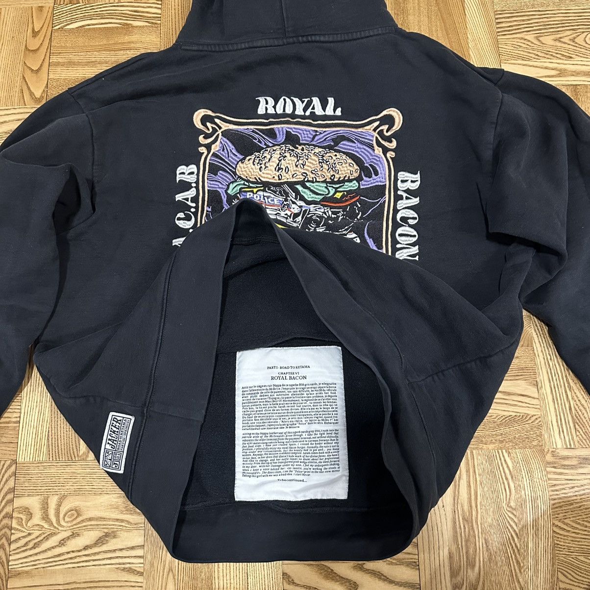 Other JACKER Black Graphic Pullover “Royal Bacon” Hoodie Size US M / EU 48-50 / 2 - 3 Thumbnail