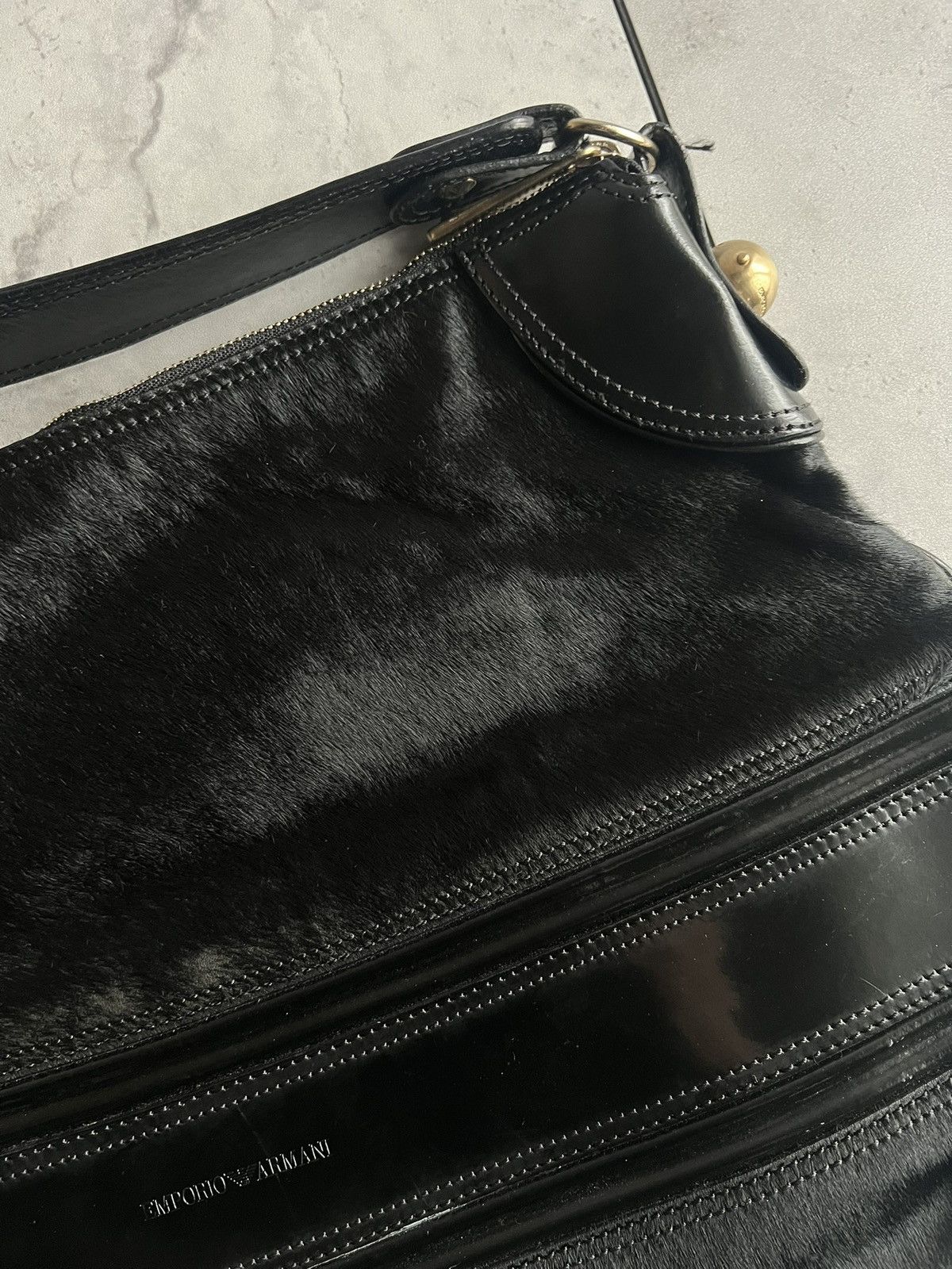 Emporio Armani Emporio Armani Calfskin Leather Handbag Size ONE SIZE - 2 Thumbnail