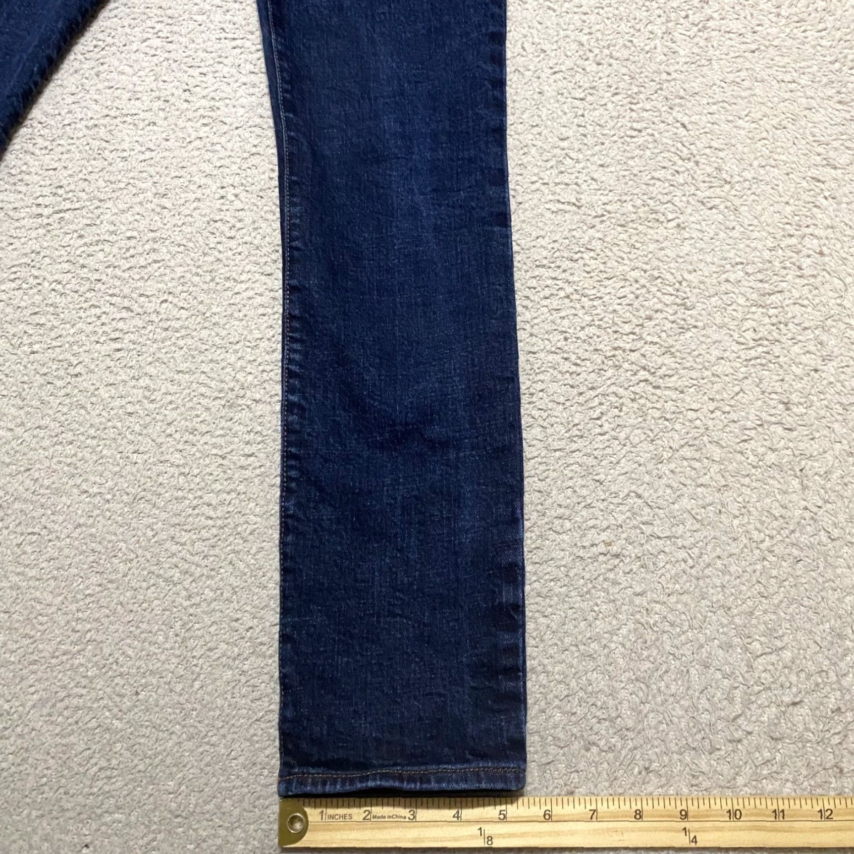 Gap Gap Jeans Mens Slim 30x32 Blue Denim Dark Wash Skinny Rise Mid 10-12 in 5-Pocket - Inseam 29 in Gap 1969 Men’s Jeans Size US 28 / EU 44 - 6 Thumbnail