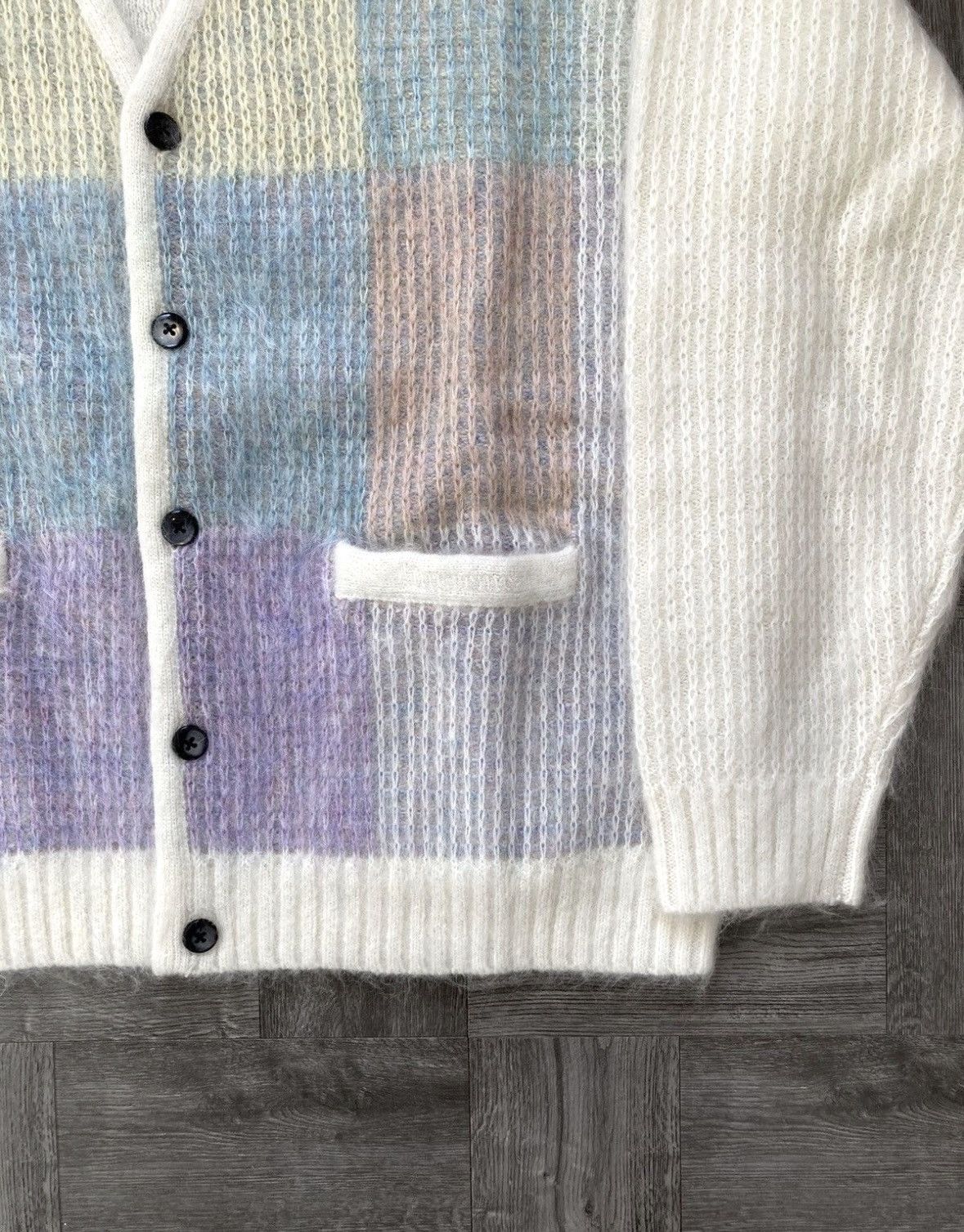 Supreme Supreme Brushed Grid Mohair Cardigan Size Large - NEW Size US L / EU 52-54 / 3 - 4 Thumbnail