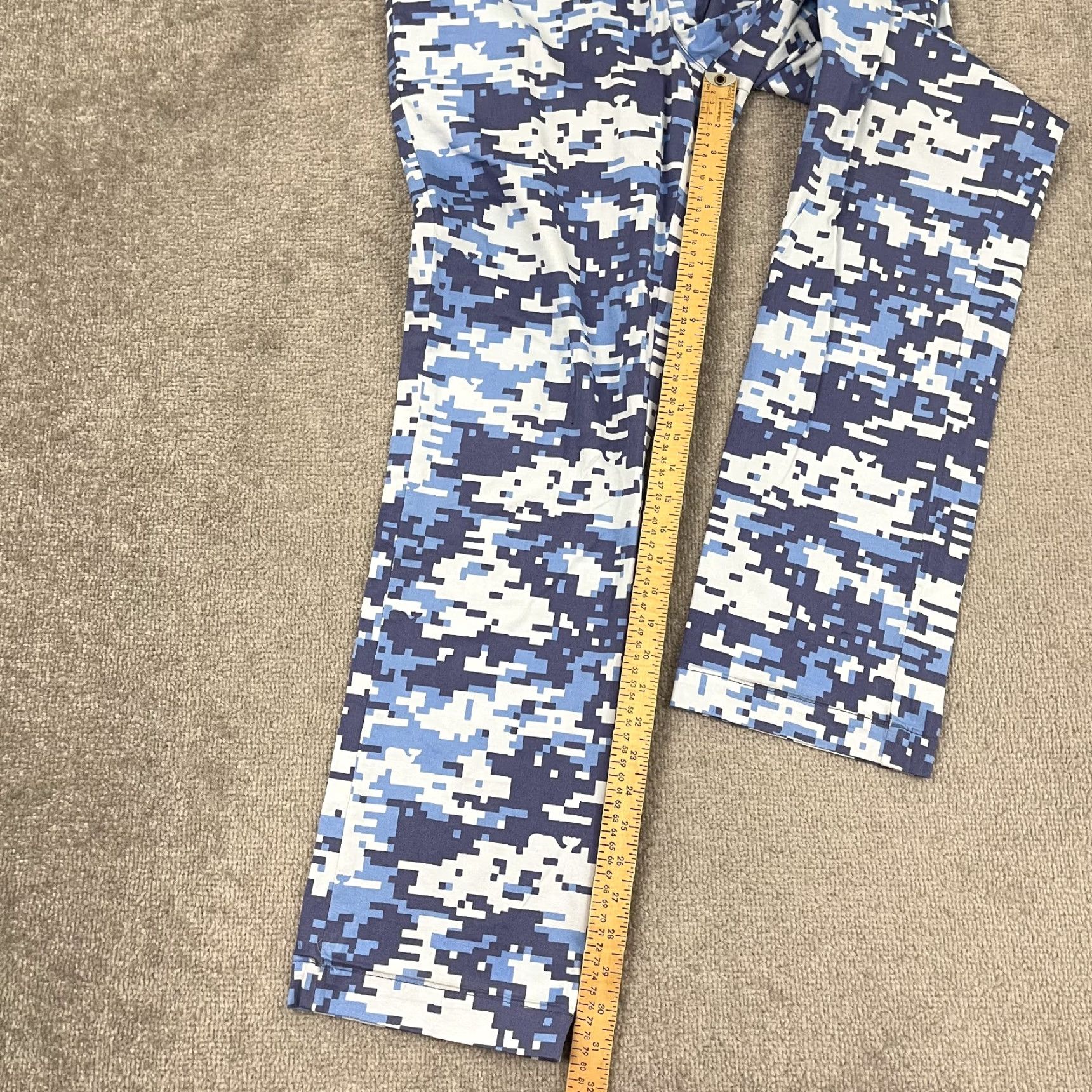 Vineyard Vines VINEYARD VINES Breaker Chino Pants Mens 34x32 Slim Fit Blue Digital Camo Print Classic Outdoor Preppy Size US 34 / EU 50 - 4 Thumbnail