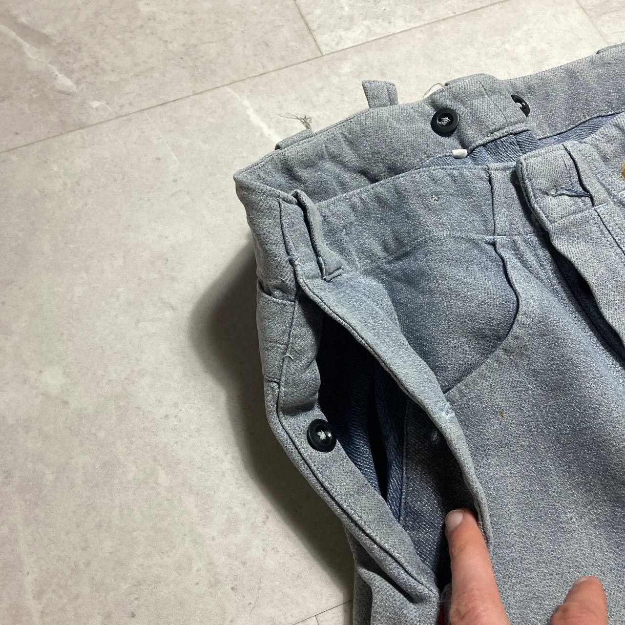 Vintage Vintage Workwear Chore Pants Size 32 Denim Trousers Size US 32 / EU 48 - 10 Thumbnail