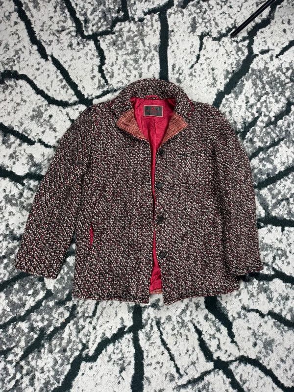 Etro Etro coat jacket burgundy purple 44 L wool Size L / US 10 / IT 46 - 1 Thumbnail