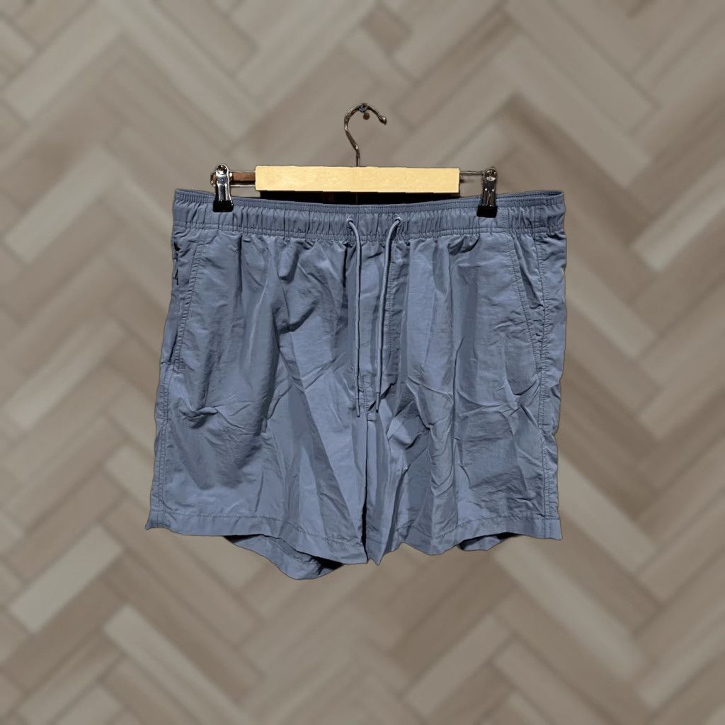 American Eagle Outfitters American Eagle Mens Athletic Shorts Blue Drawstring L Size US 33 - 1 Thumbnail