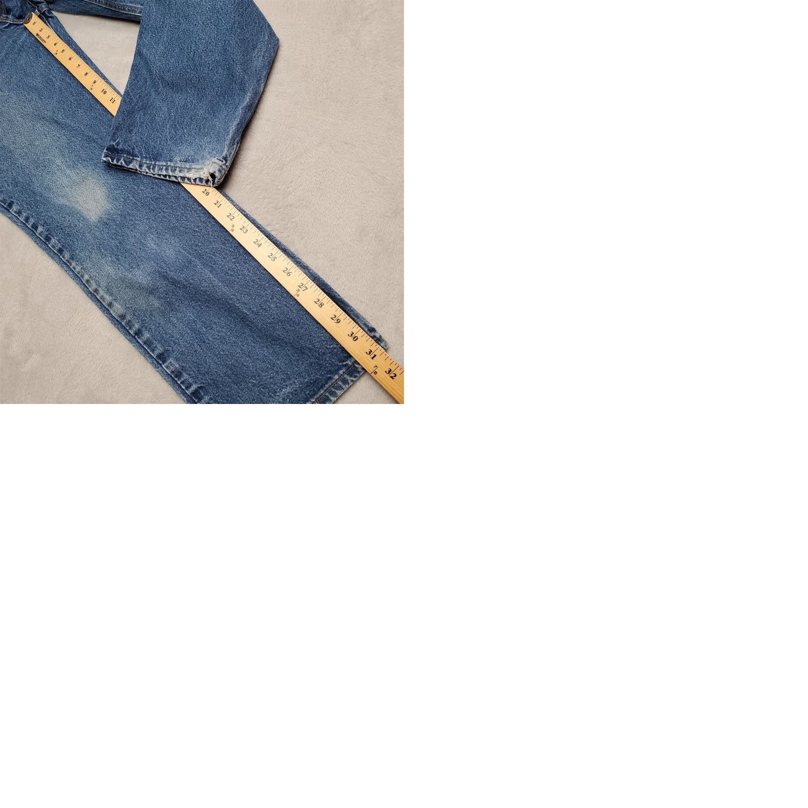 Carhartt VINTAGE Carhartt Jeans Men 38x32 Blue Denim Straight Leg Relaxed Fit Faded Casual Pants Size US 38 / EU 54 - 9 Thumbnail