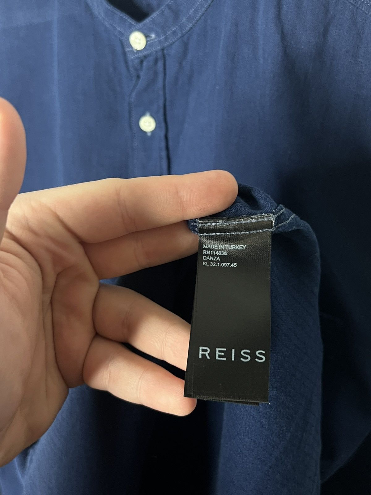 Reiss × Vintage 🤑 Reiss Luxury Button Up Shirt Long Sleeve Tee Hype 🤑 Size US M / EU 48-50 / 2 - 7 Thumbnail