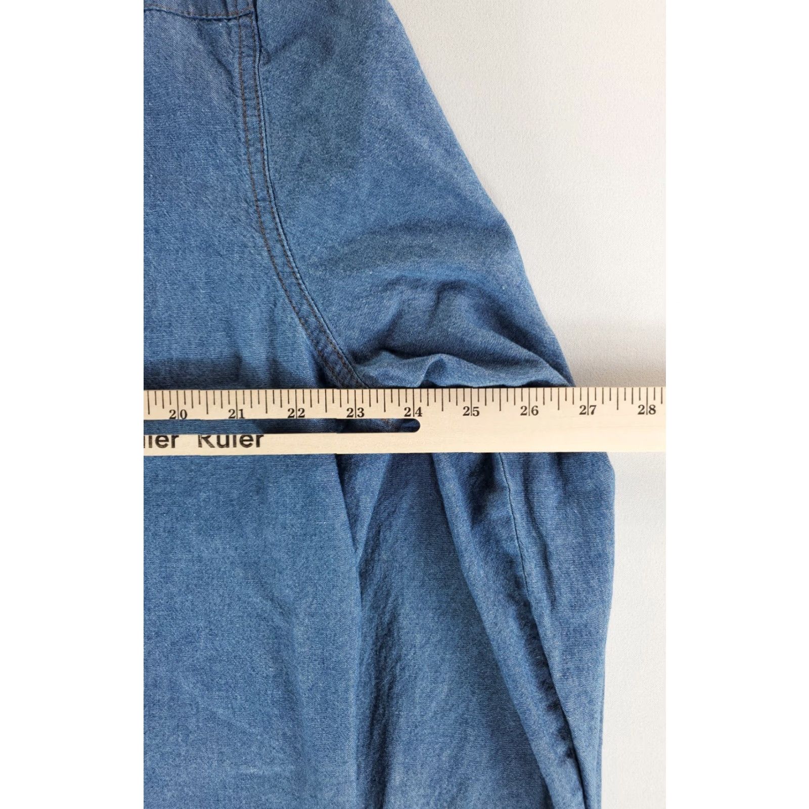 Wrangler Wrangler Shirt Blue Long Sleeve Mens L Denim Pearl Snap Shirt L Mens Blue Long Sleeve Wrangler Pearl Snap Shirt Size US L / EU 52-54 / 3 - 5 Thumbnail