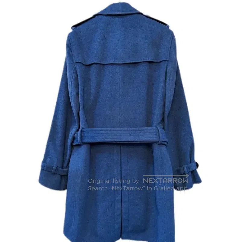 Burberry Burberry Blue Wool Coat for Men. Size US XS / EU 42 / 0 - 2 Thumbnail