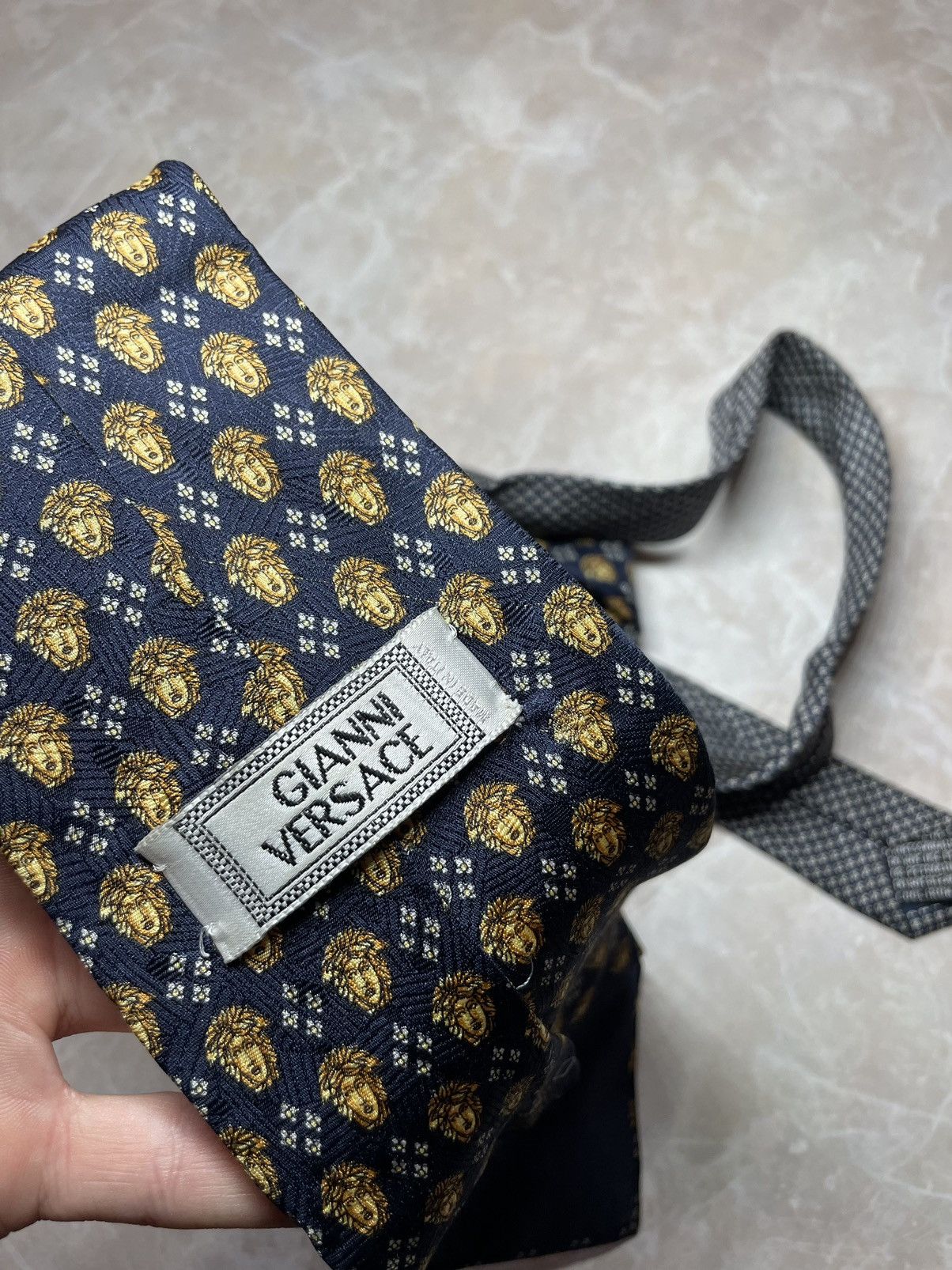 Versace Gianni Versace Tie Silk Size ONE SIZE - 5 Thumbnail