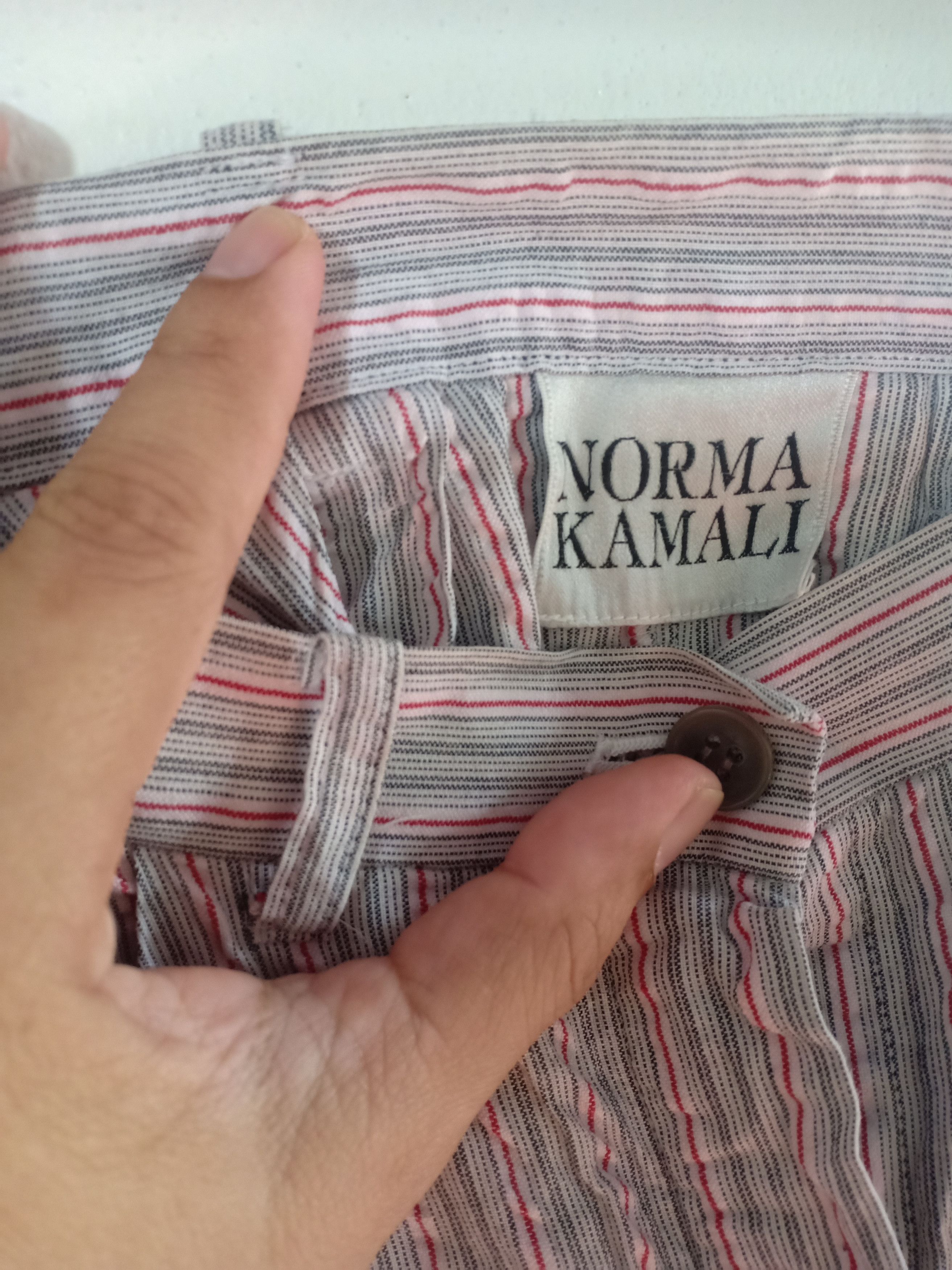 Norma Kamali NORMA KAMALI midi stripes skirt Size 24" / US 00 / IT 34 - 6 Thumbnail